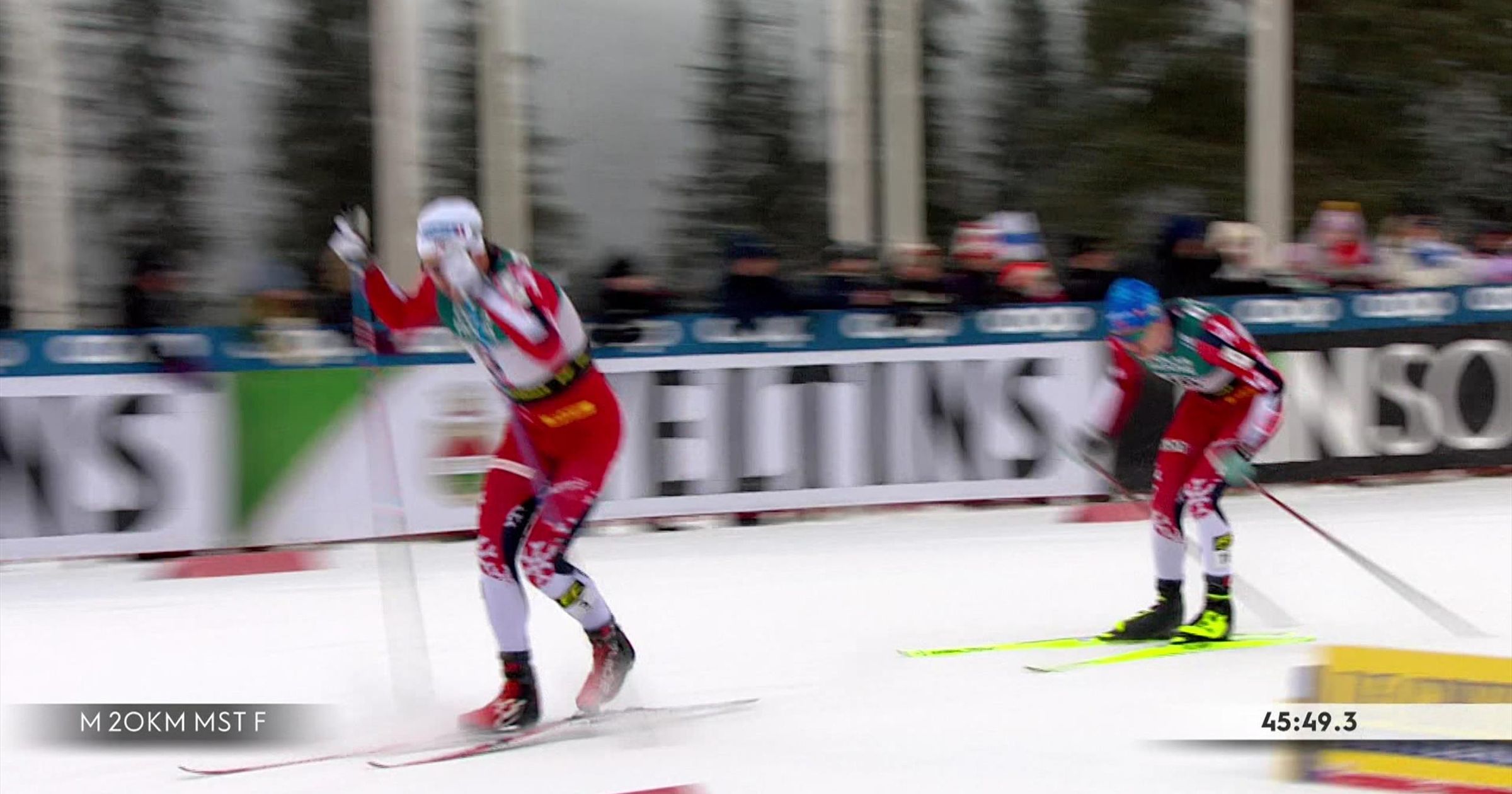 Totális norvég dominancia Rukában, Amundsen nyert 20 km-en
