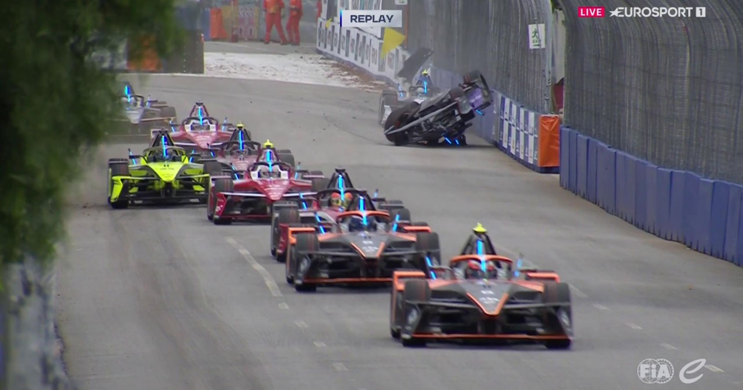 Jelesre vizsgázott a HALO, életet mentett a Formula-E évadnyitóján