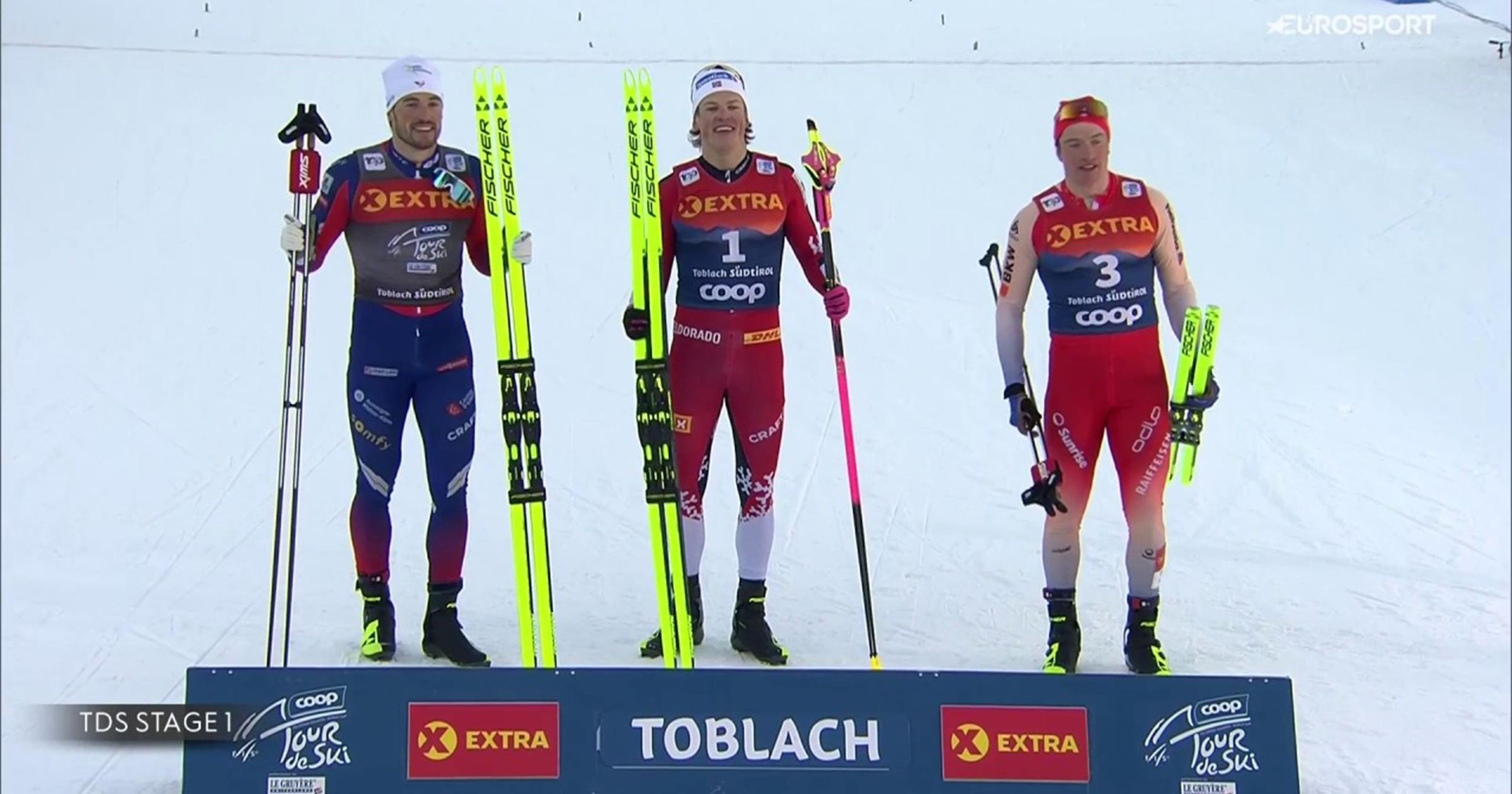 Klæbo verhetetlen a sprintben, övé a Tour de Ski 1. szakasza