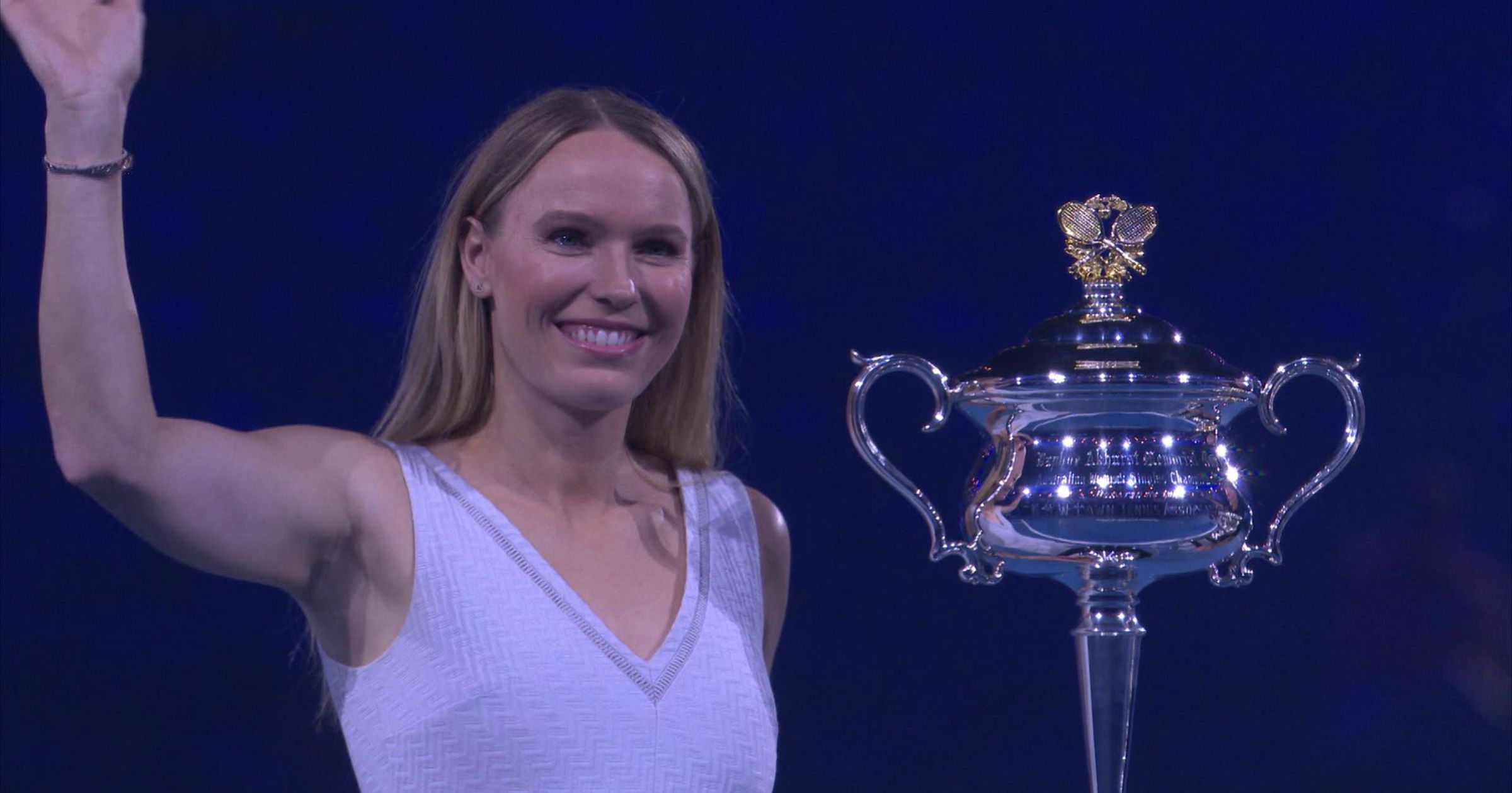 Wozniacki másodszor emelhette fel az Australian Open trófeáját – apró szépséghiba, hogy visszalépett
