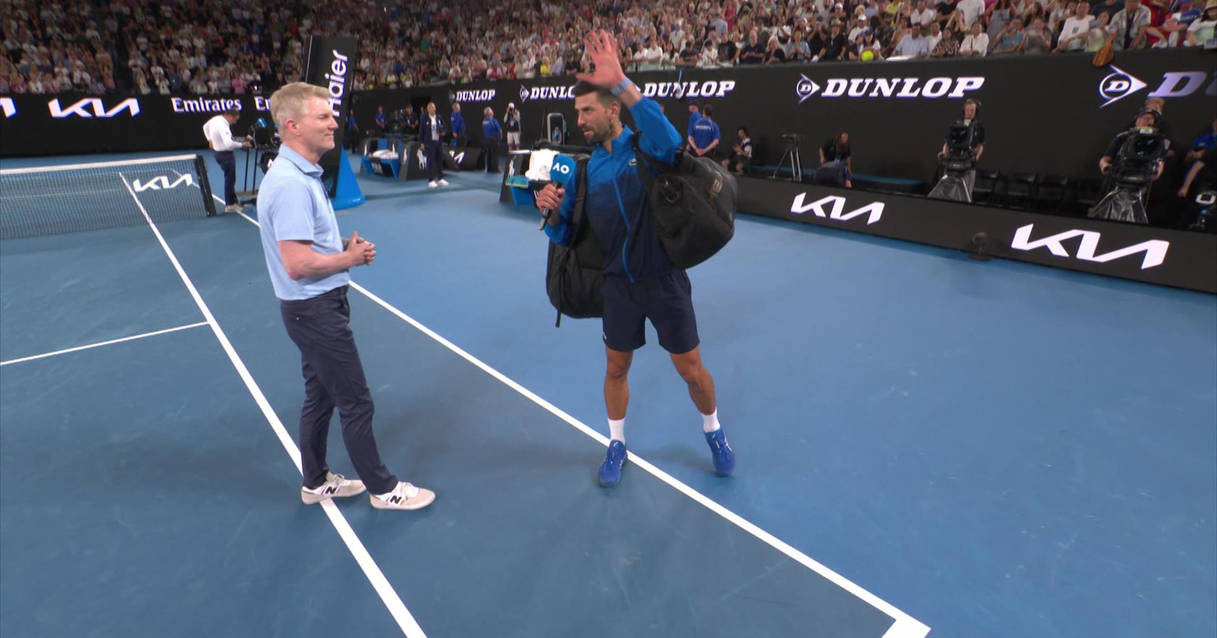 Djokovic interjú nélkül távozott a pályáról győzelme után