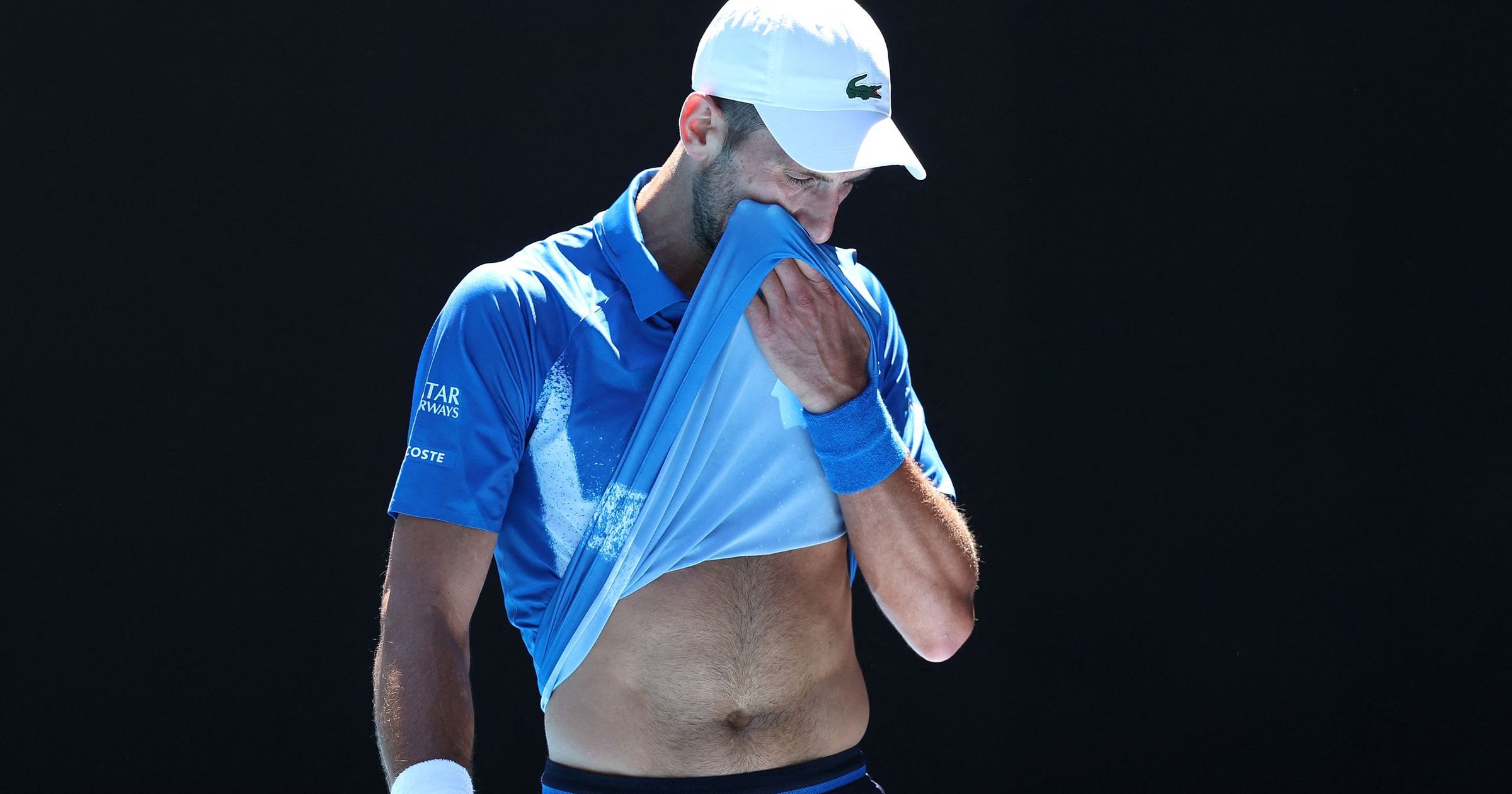 Open d'Australie - Novak Djokovic après son abandon en demi-finale ...