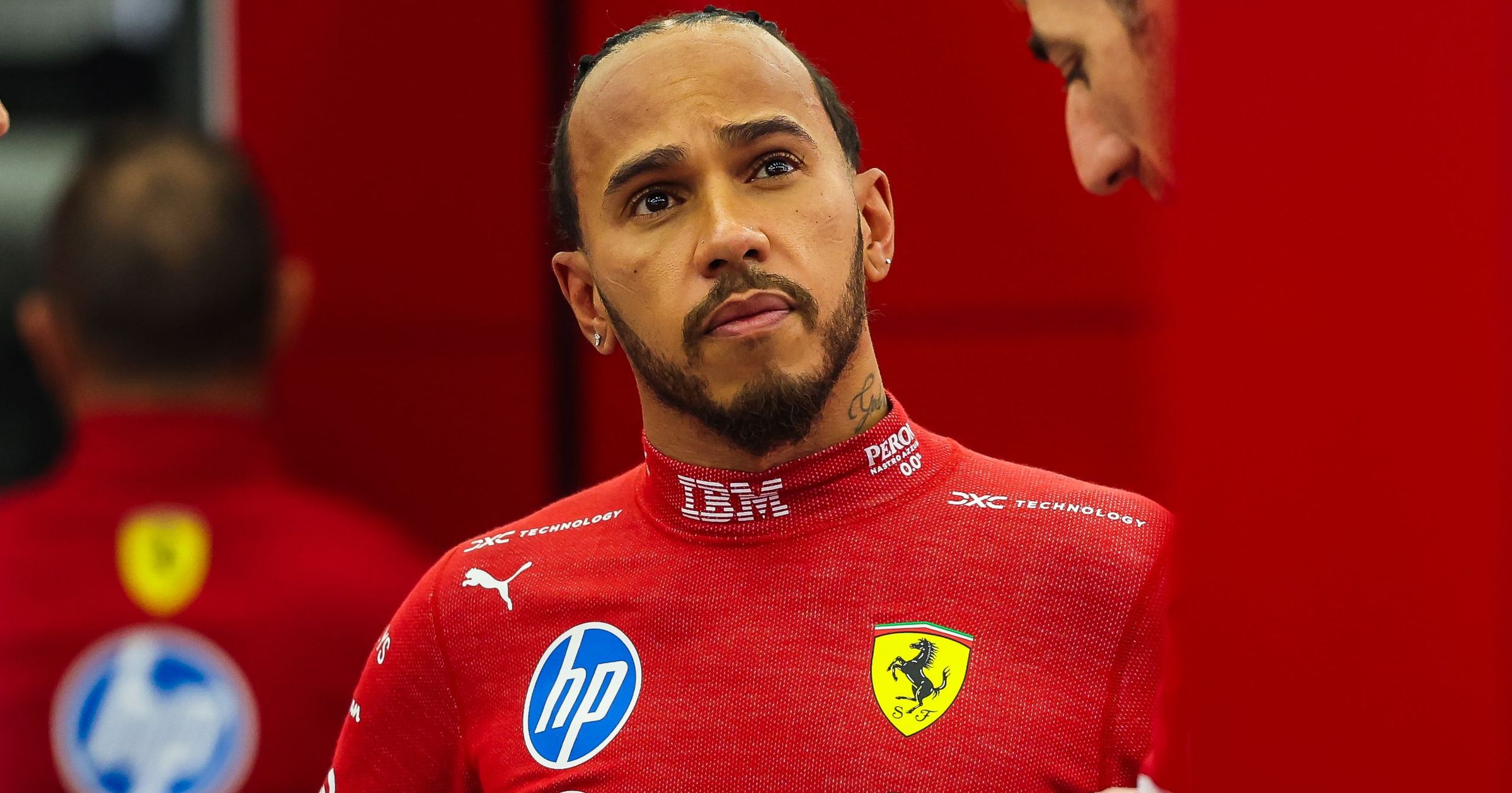 Formule 1 - Essais hivernaux - Lewis Hamilton (Ferrari), une "lune de ...
