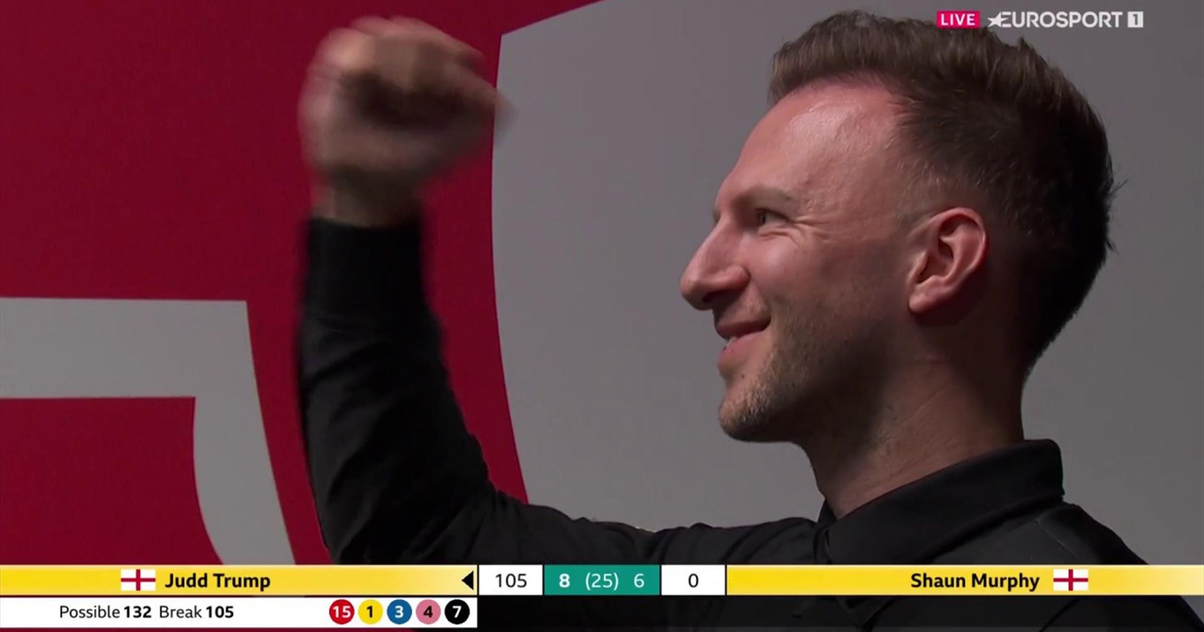 Break-ul care i-a adus lui Judd Trump un premiu de 100.000 de lire ...