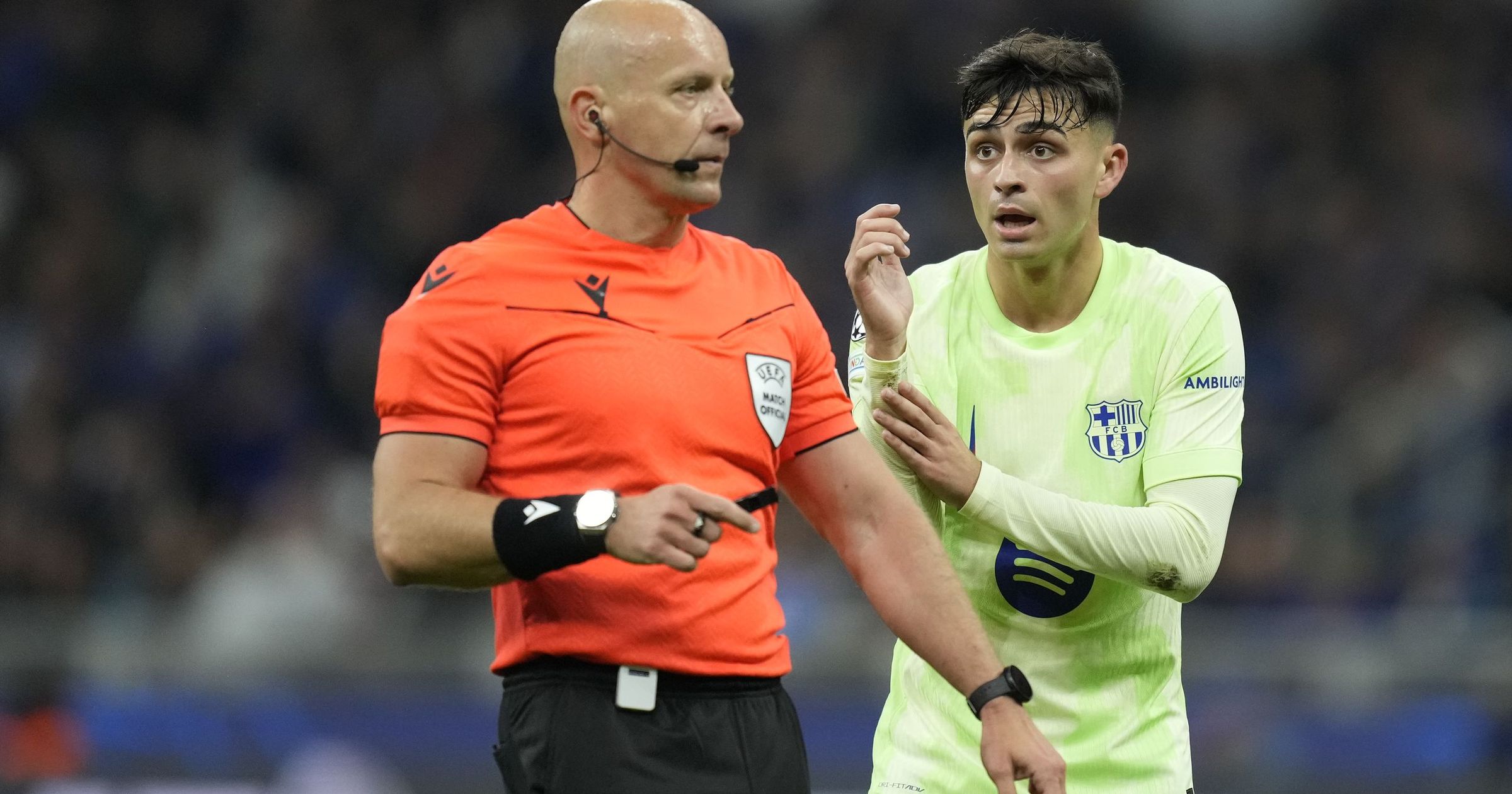 Pedri señala a Marciniak por sus últimos polémicos arbitrajes: "La UEFA  debería investigar" - Eurosport
