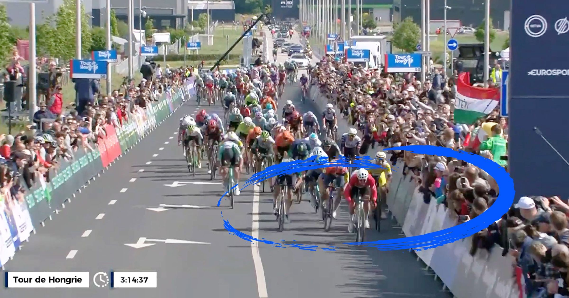 Nem jött össze a Van Poppel-tripla a magyar körön, Groenewegené a székesfehérvári sprint