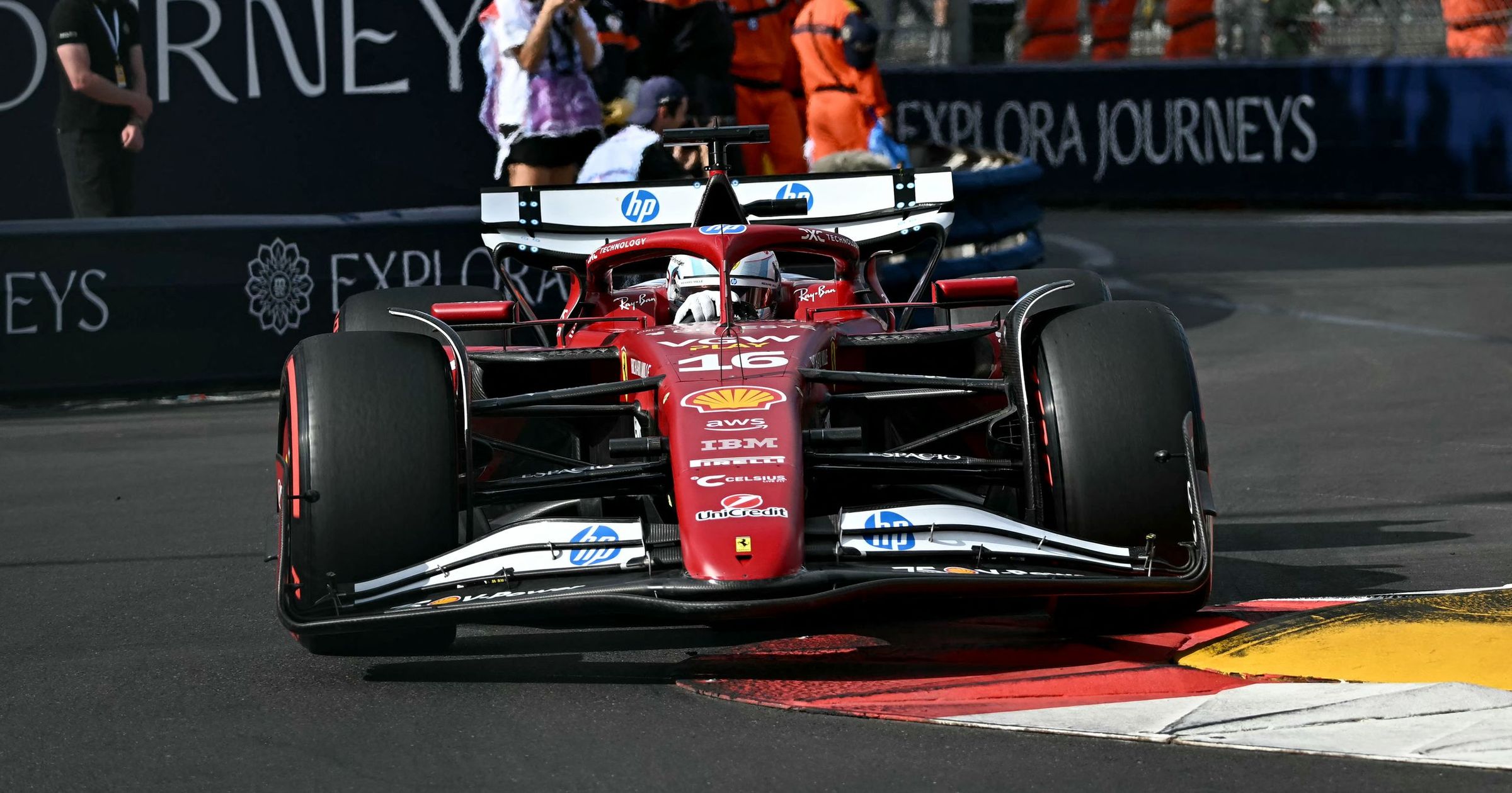 Leclerc volt a leggyorsabb a második szabadedzésen is