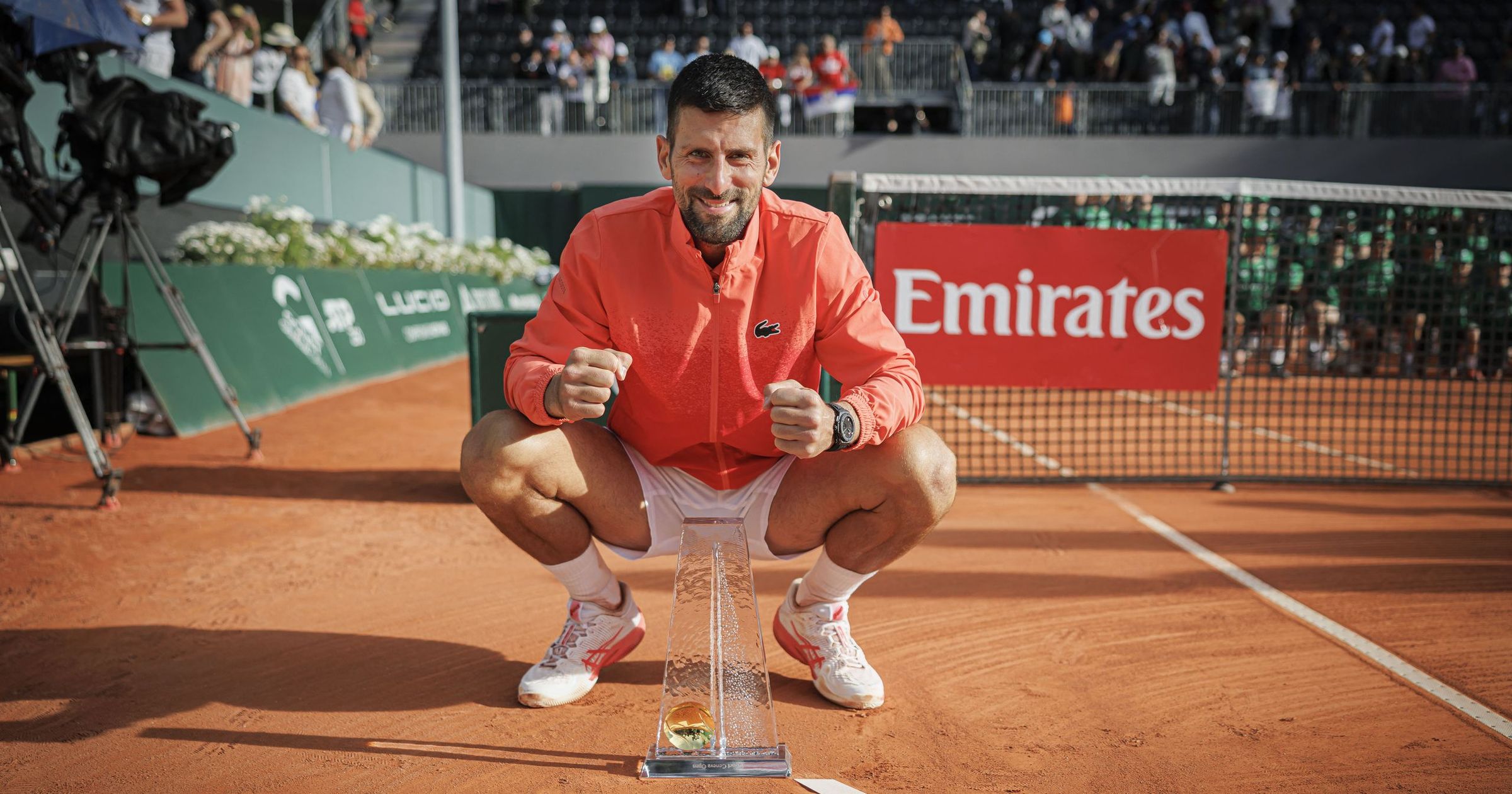 A pillanat, amikor Novak Djokovic századossá vált: megvan a szerb 100. tornagyőzelme az ATP Touron