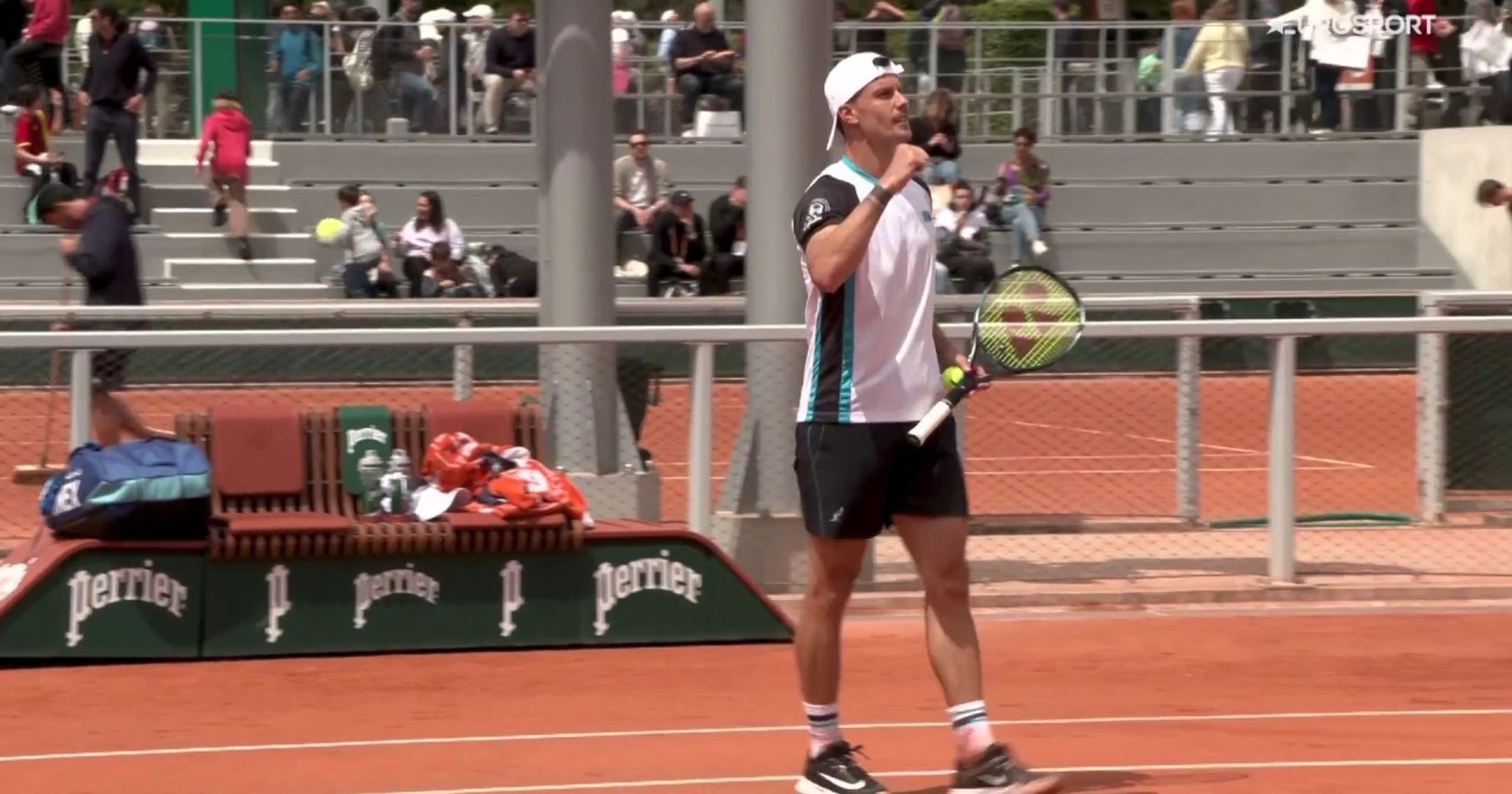 Videón a meccslabda: így jutott be a Roland Garros második fordulójába Fucsovics Márton