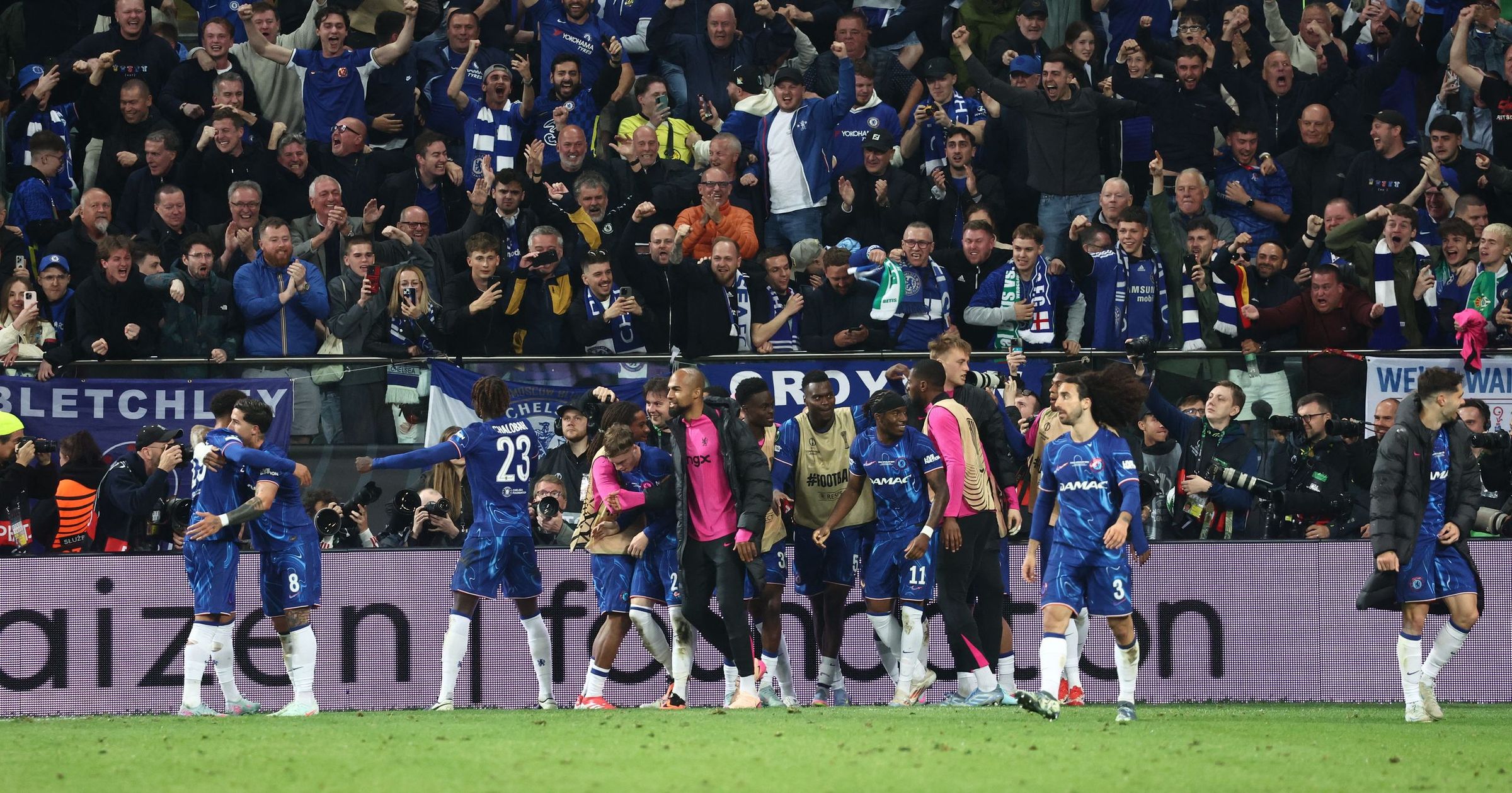 A Chelsea parádés második félidő után nyerte meg a Konferencia-liga döntőjét