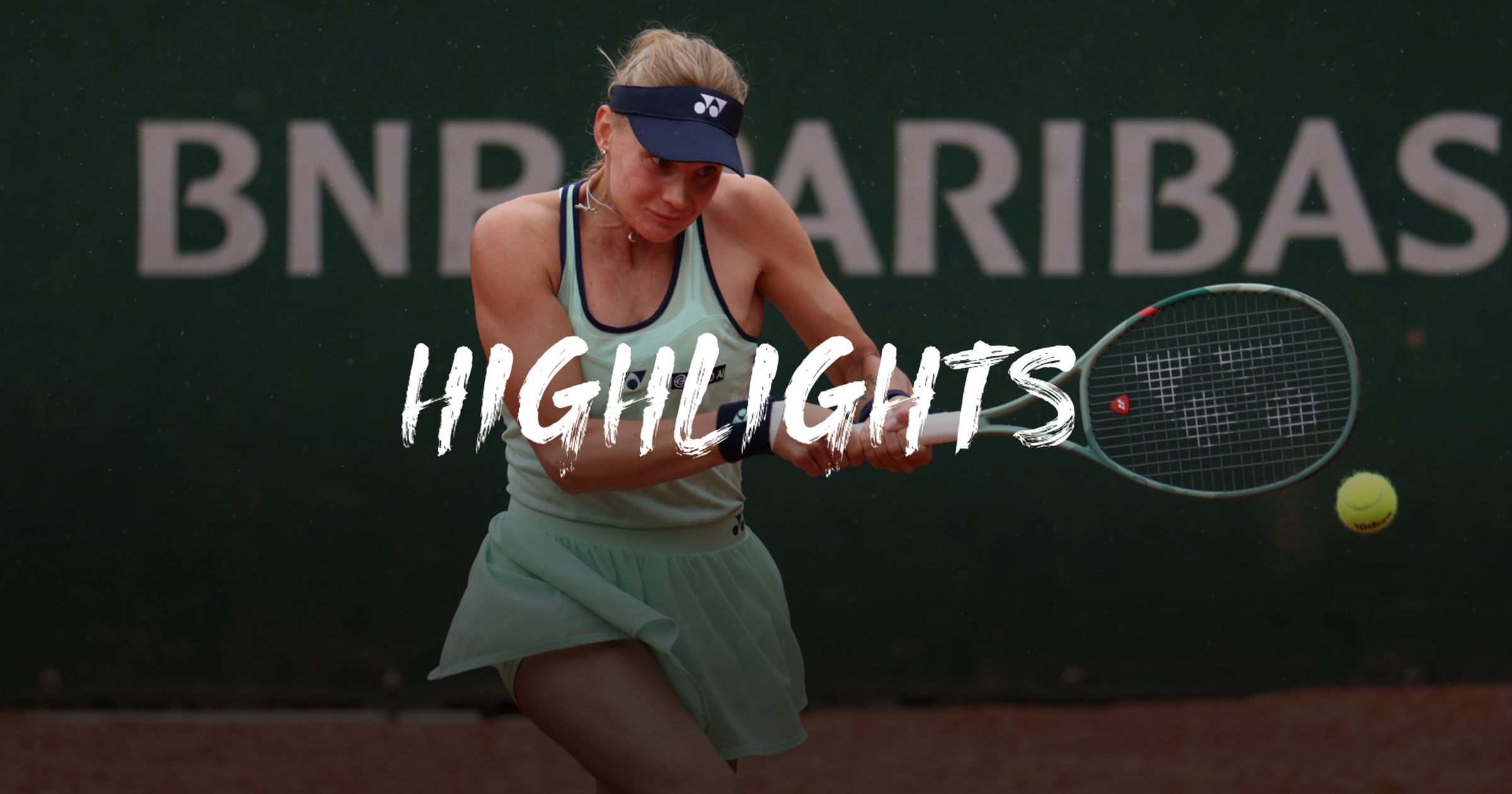 Roland Garros - Diana Shnaider - Dayana Yastremska - a mérkőzés legjobb pillanatai