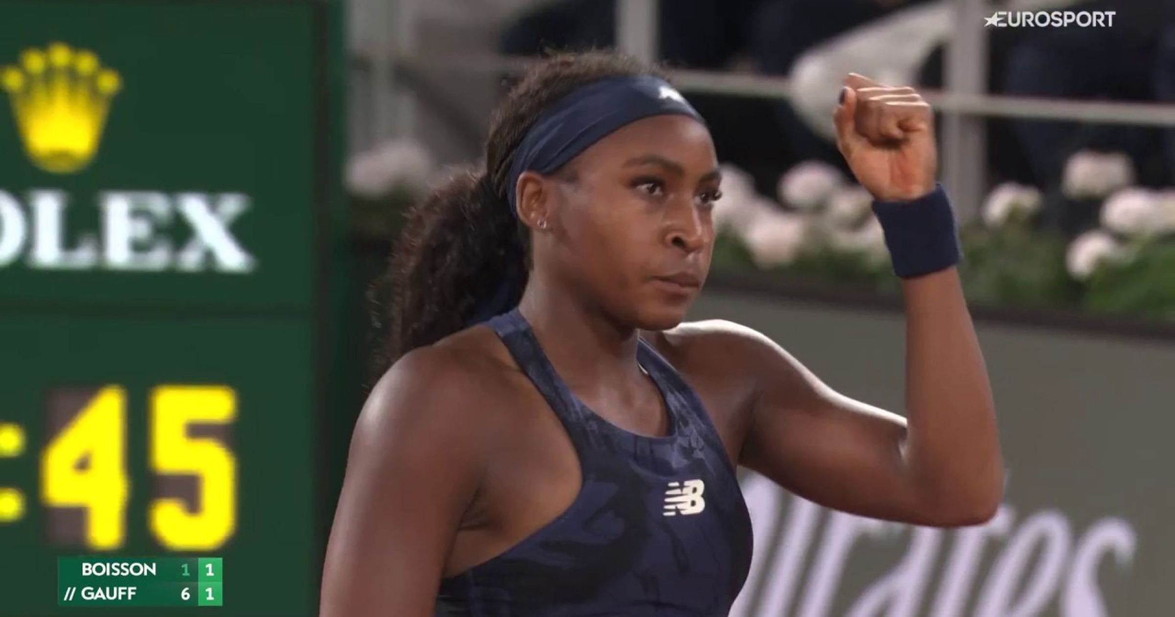 Roland Garros 2025 - Scambio-maratona, Coco Gauff chiude con lo smash ...