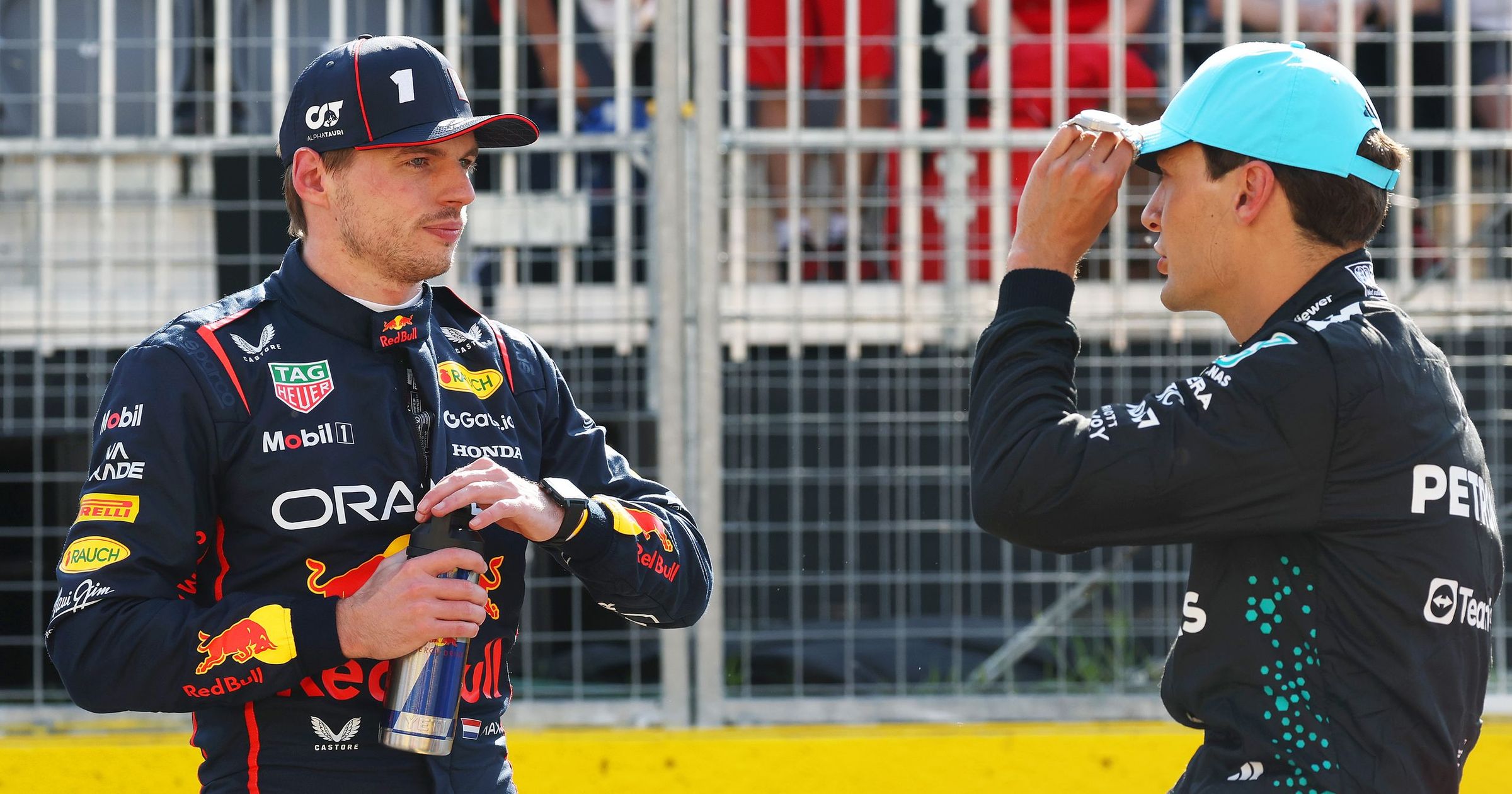 Pikáns első sor Kanadában, Verstappen az eltiltást kockáztatja a Russell elleni csatában
