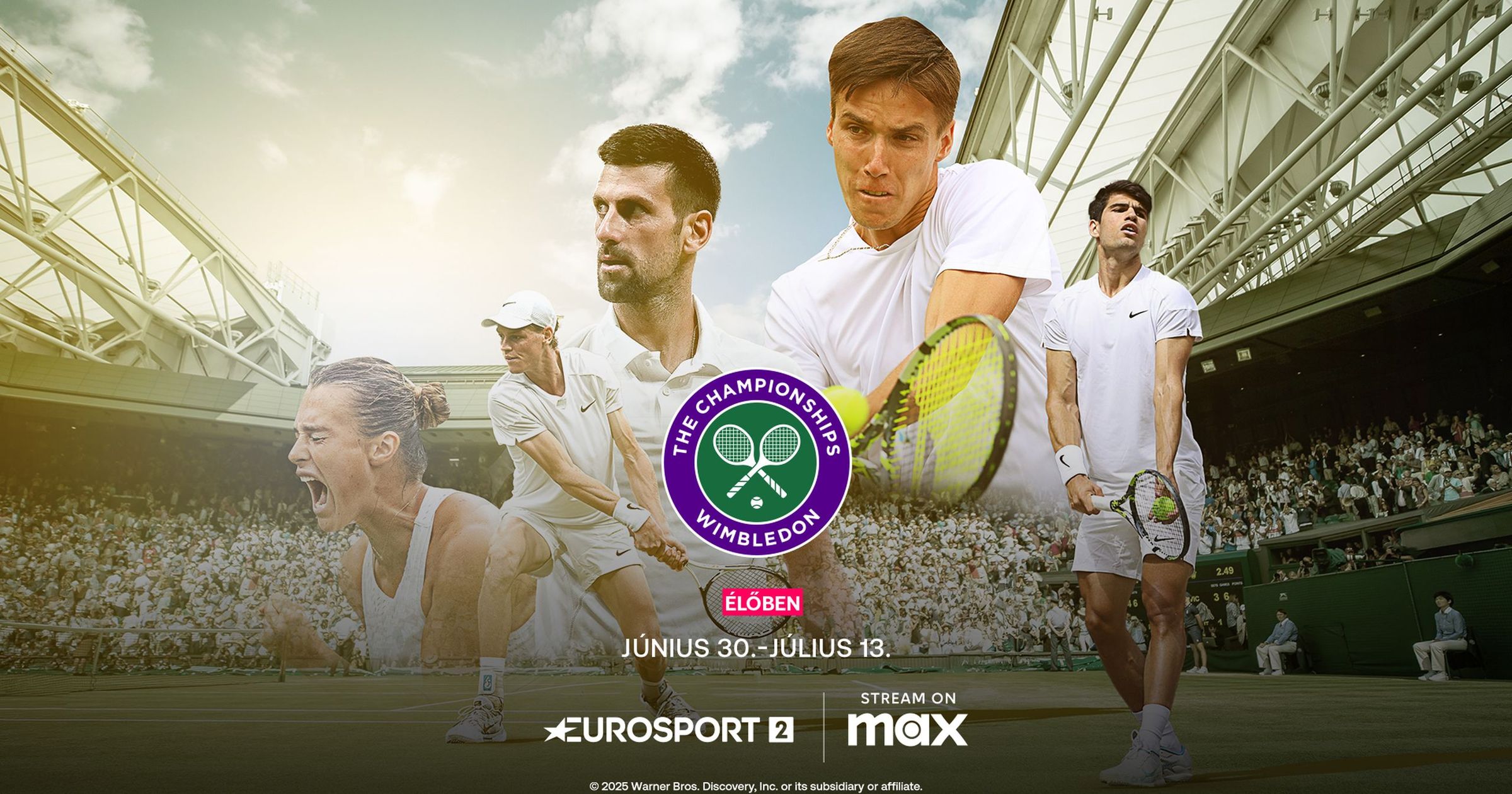 Merj álmodni! Kövesd a wimbledoni tenisztorna meccseit az Eurosporton!