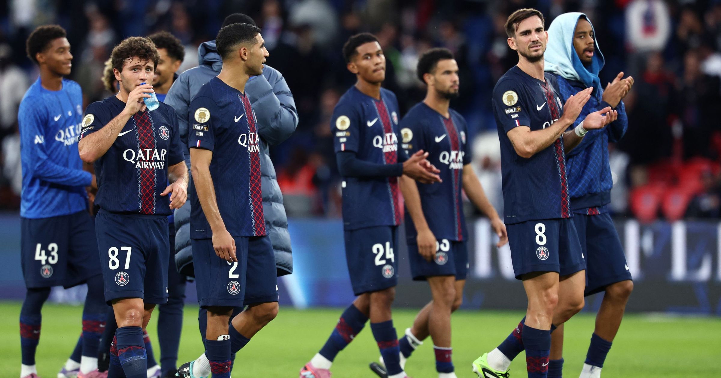 Ligue 1 - Le Paris Saint-Germain s'impose (2-0) face au RC Lens mais perd de nouveau trois joueurs sur blessure - Eurosport