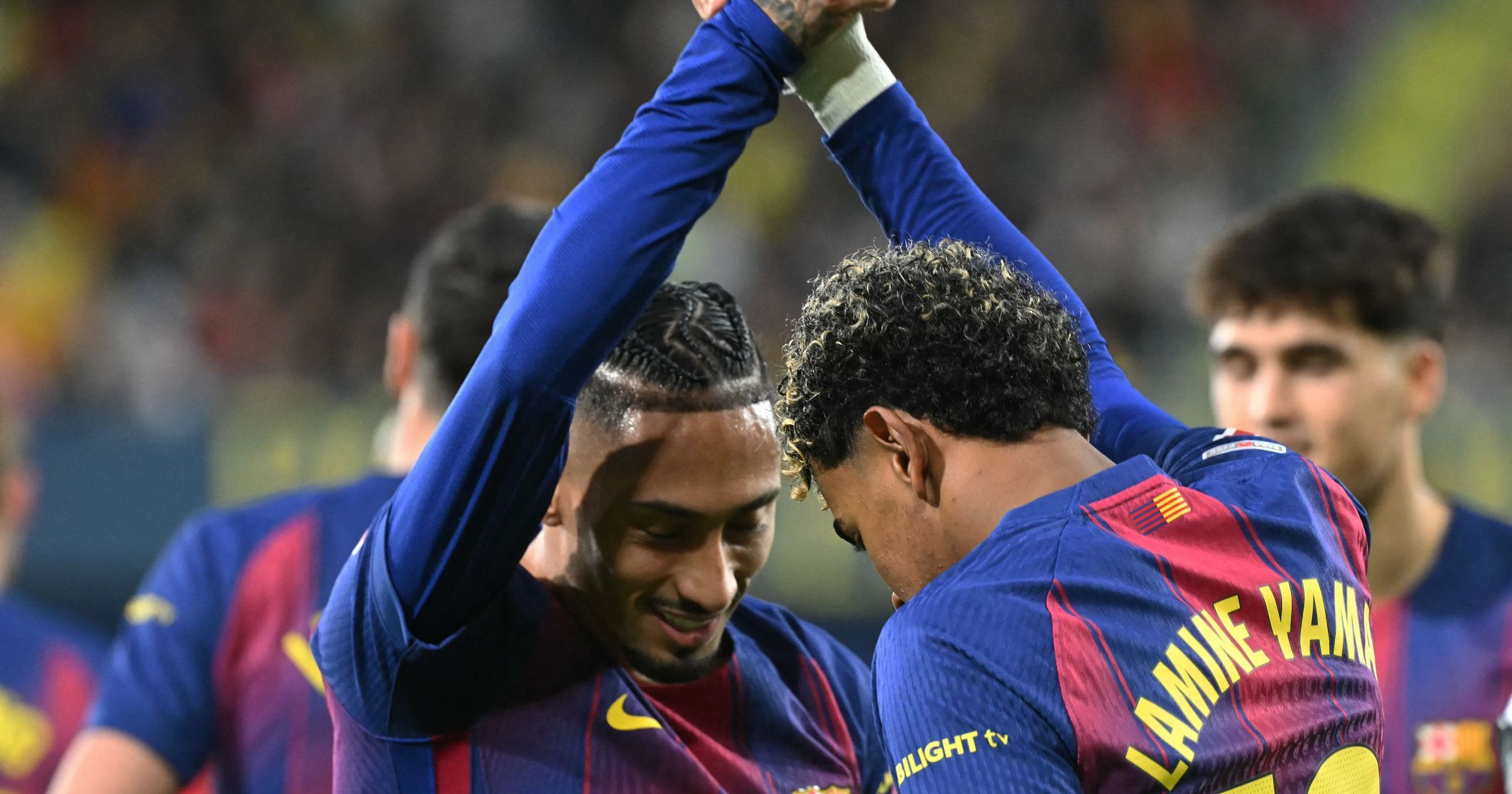 Liga - Villarreal - FC Barcelone | Raphinha et Lamine Yamal permettent ...