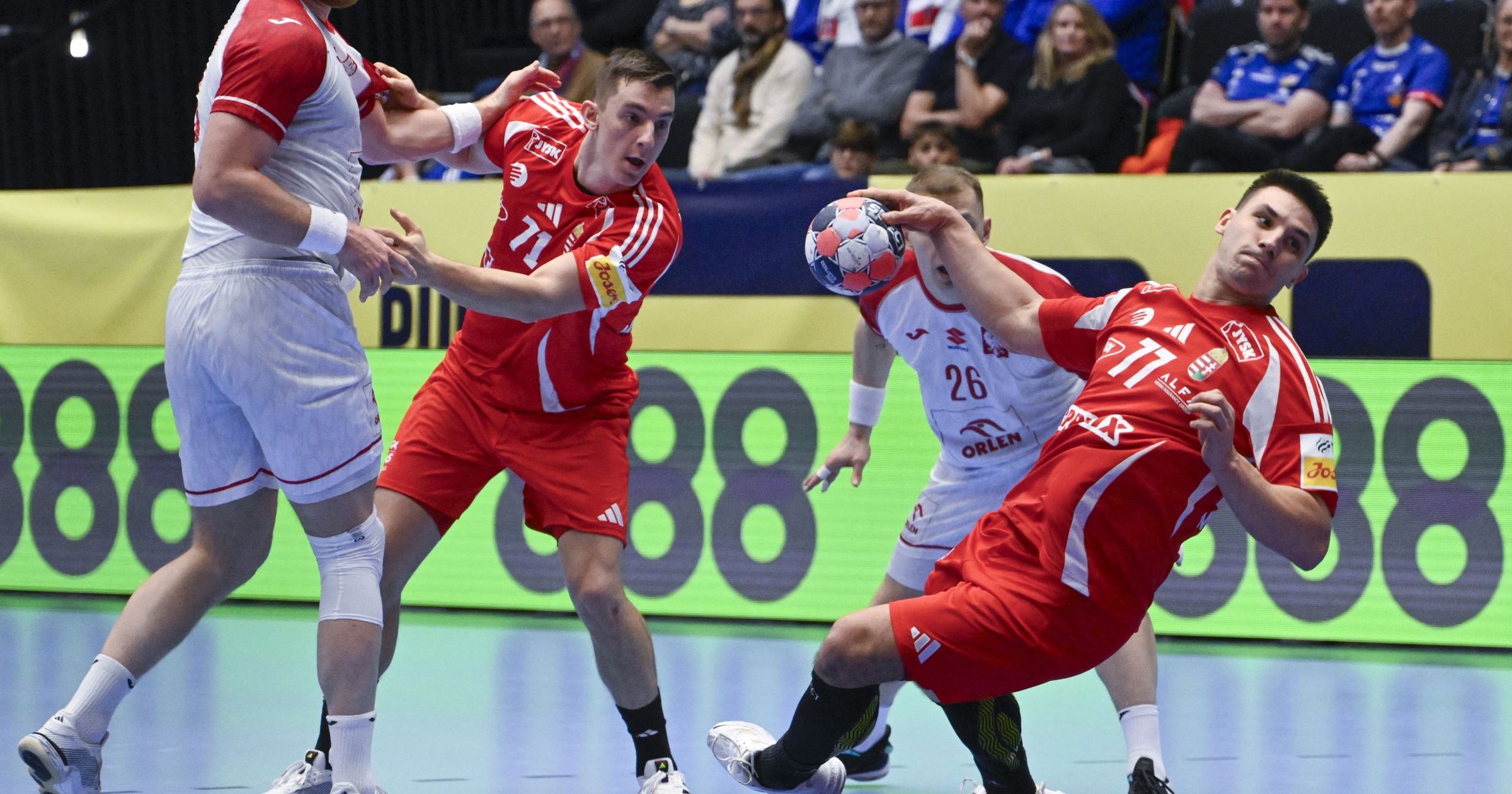 Magabiztos kezdés a kézilabda-Eb-n: a lengyelek legyőzésével nyitott a magyar válogatott Kép