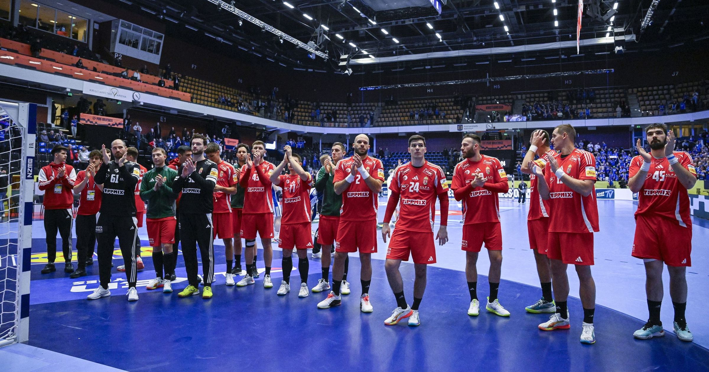 A magyar férfi kézilabda-válogatott tagjai egytől egyik nehéz, sorsdöntő meccset várnak Szlovénia ellen a középdöntőben Kép