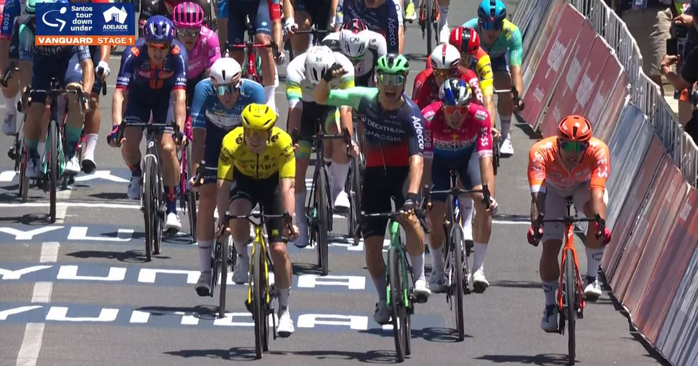 Début idyllique pour Andresen avec Décathlon CMA CGM : son sprint victorieux en vidéo