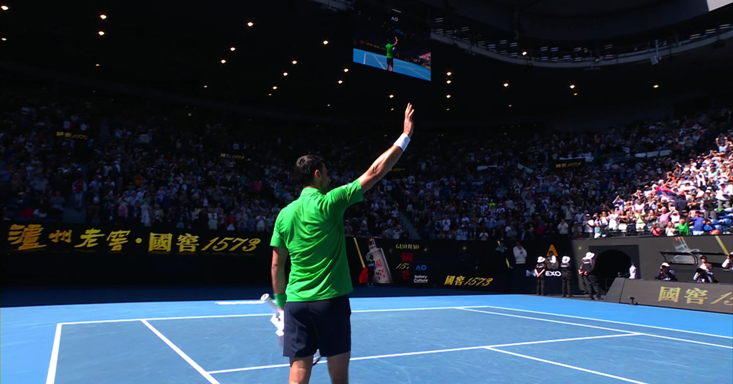 Sur la balle de match, Djokovic n'a pas non plus trouvé de répondant