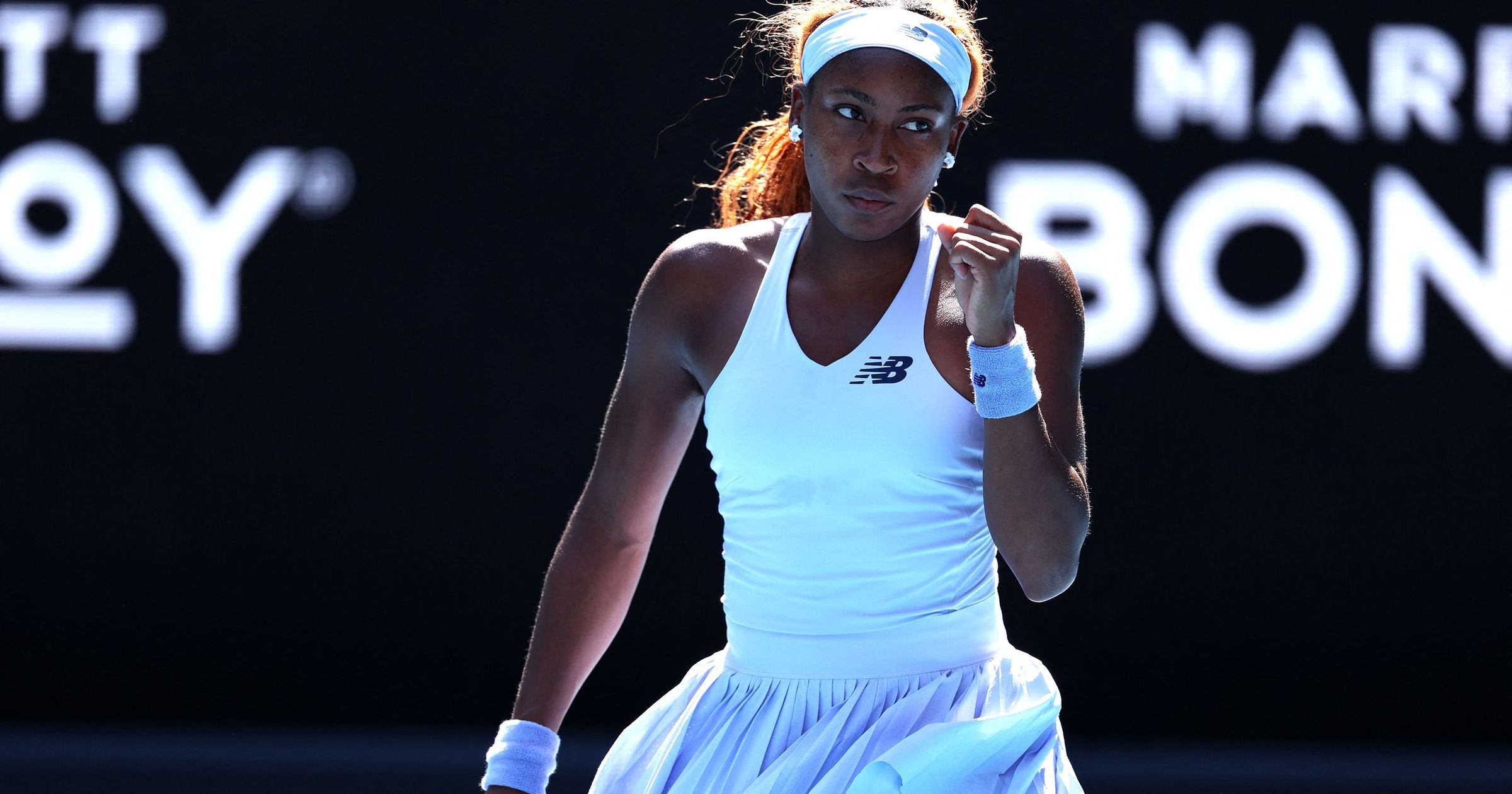 Gauff, quelle défense !