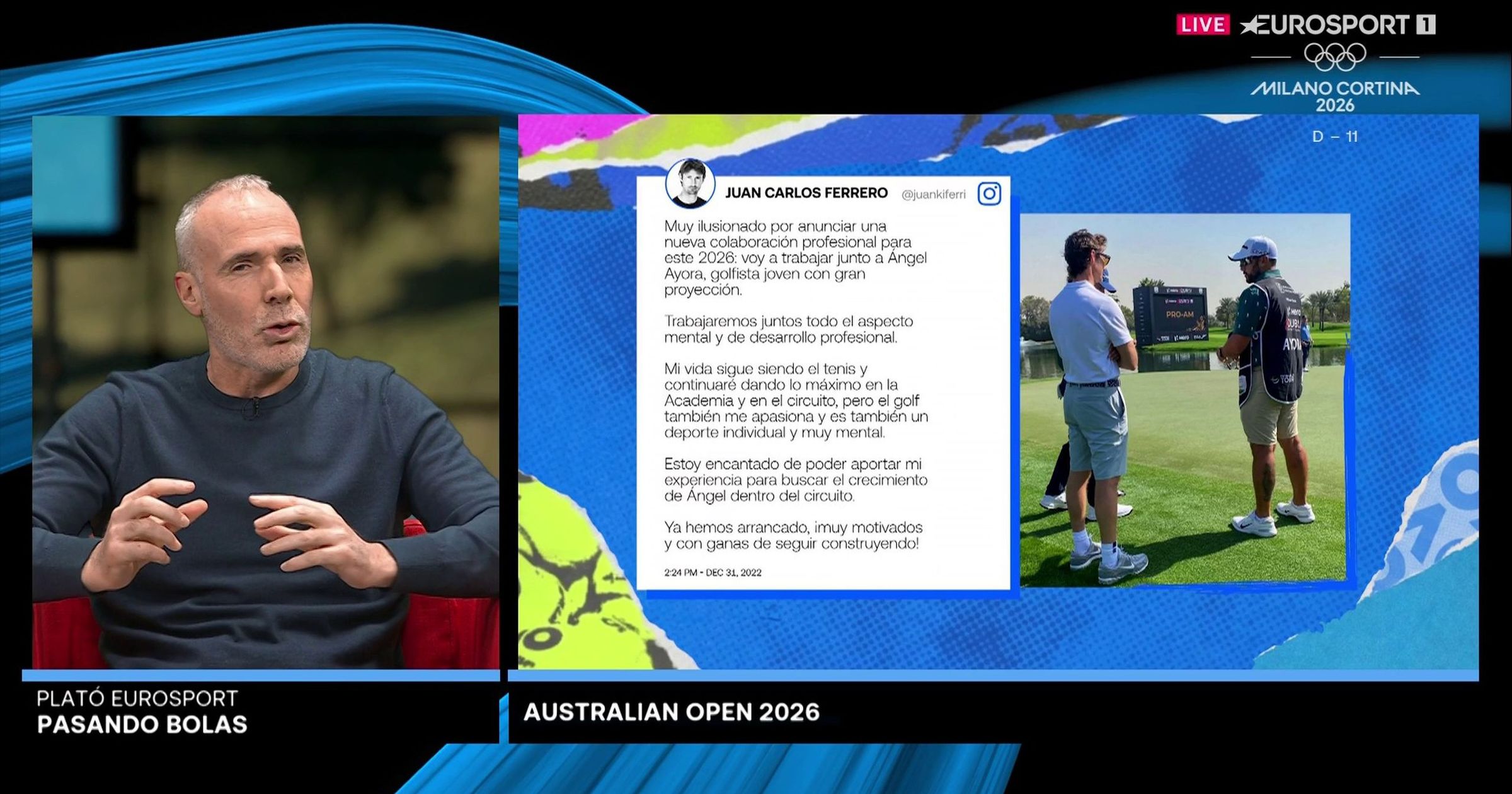 Open de Australia 2026 | Álex Corretja valora el notición del nuevo ...
