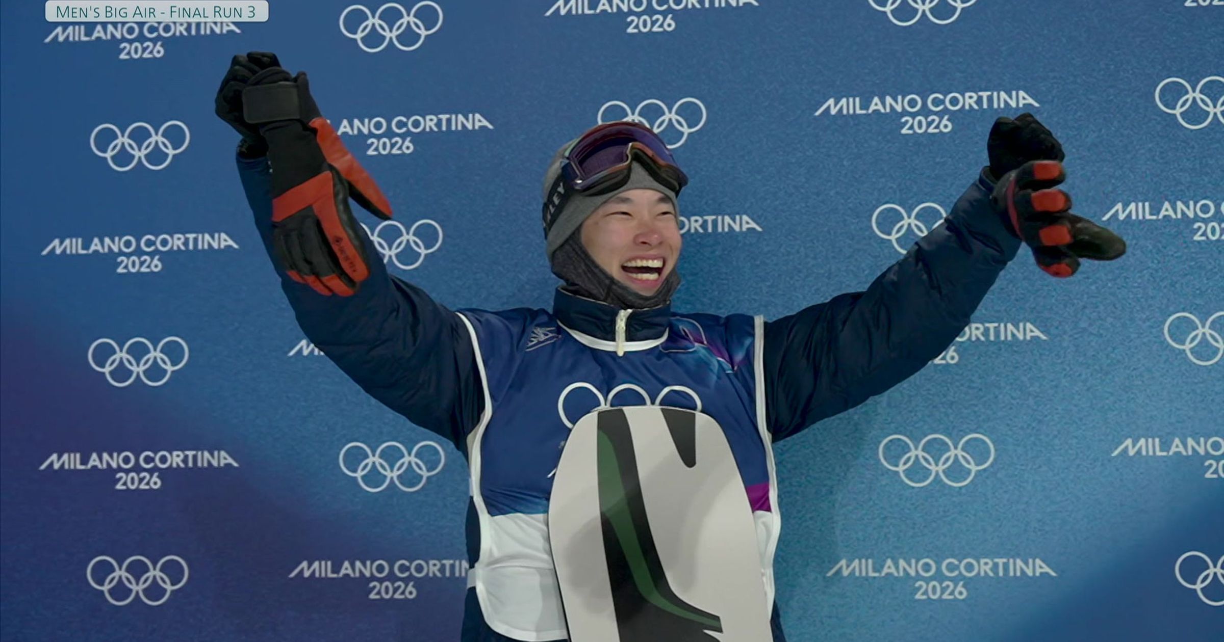 Kettős japán győzelem a férfi hódeszkások között big air-ben Kép