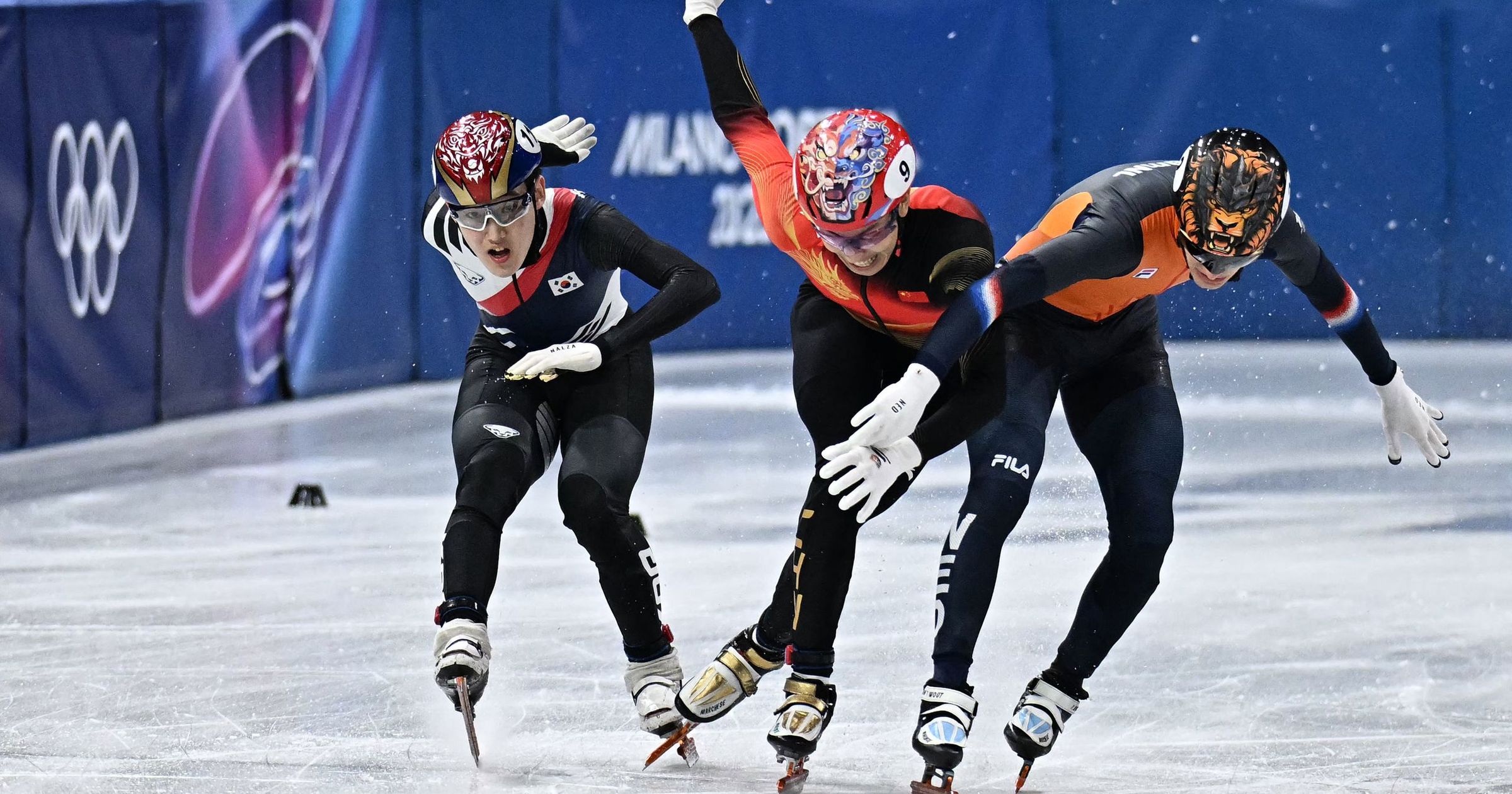 Jobb lábbedobás döntött az olimpiai aranyról a férfiak 1000 méteres döntőjében Kép