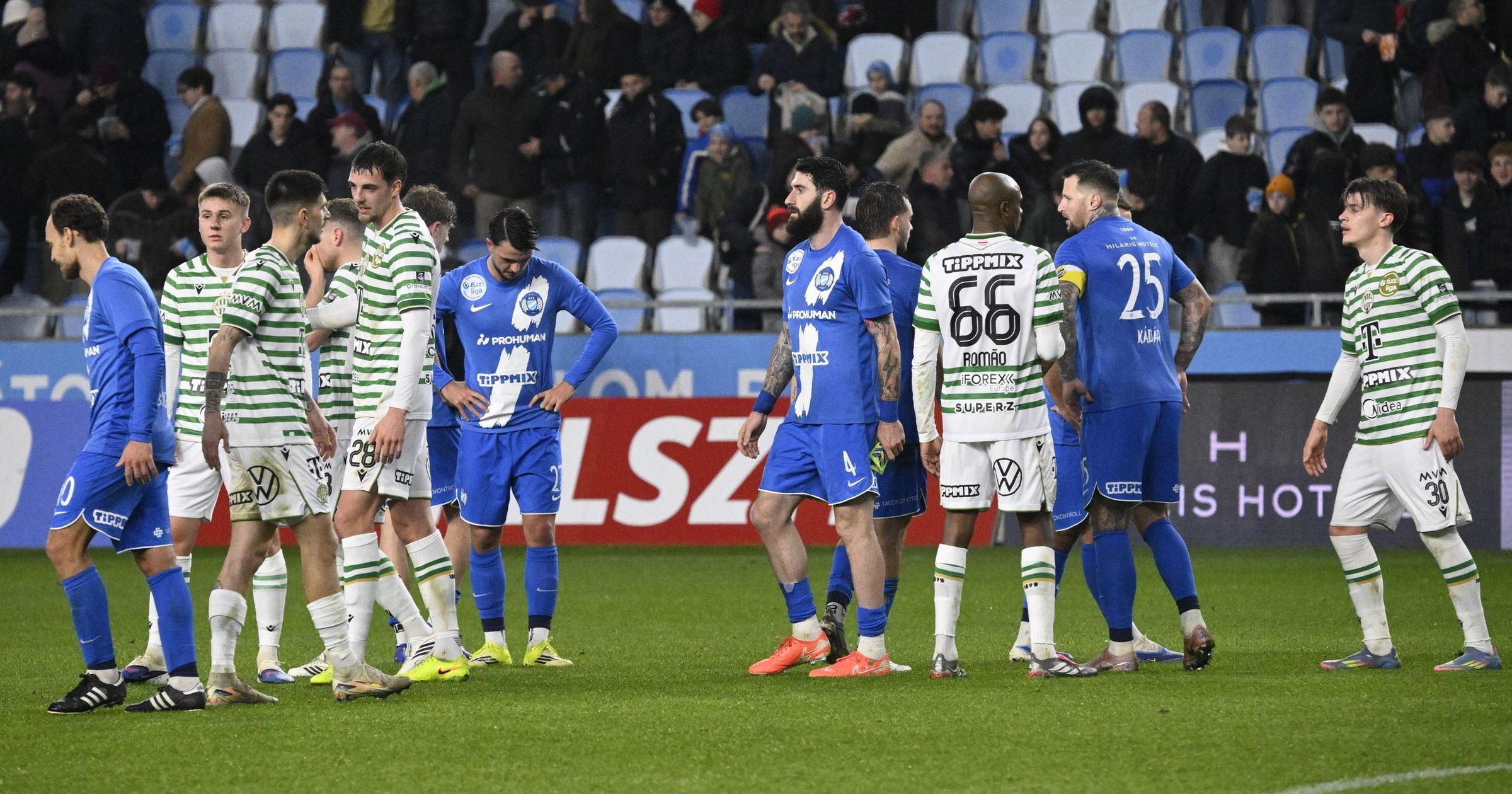 Két téli igazolás és a 19 éves magyar is gólt szerzett, simán verte a Fradi az MTK-t Kép