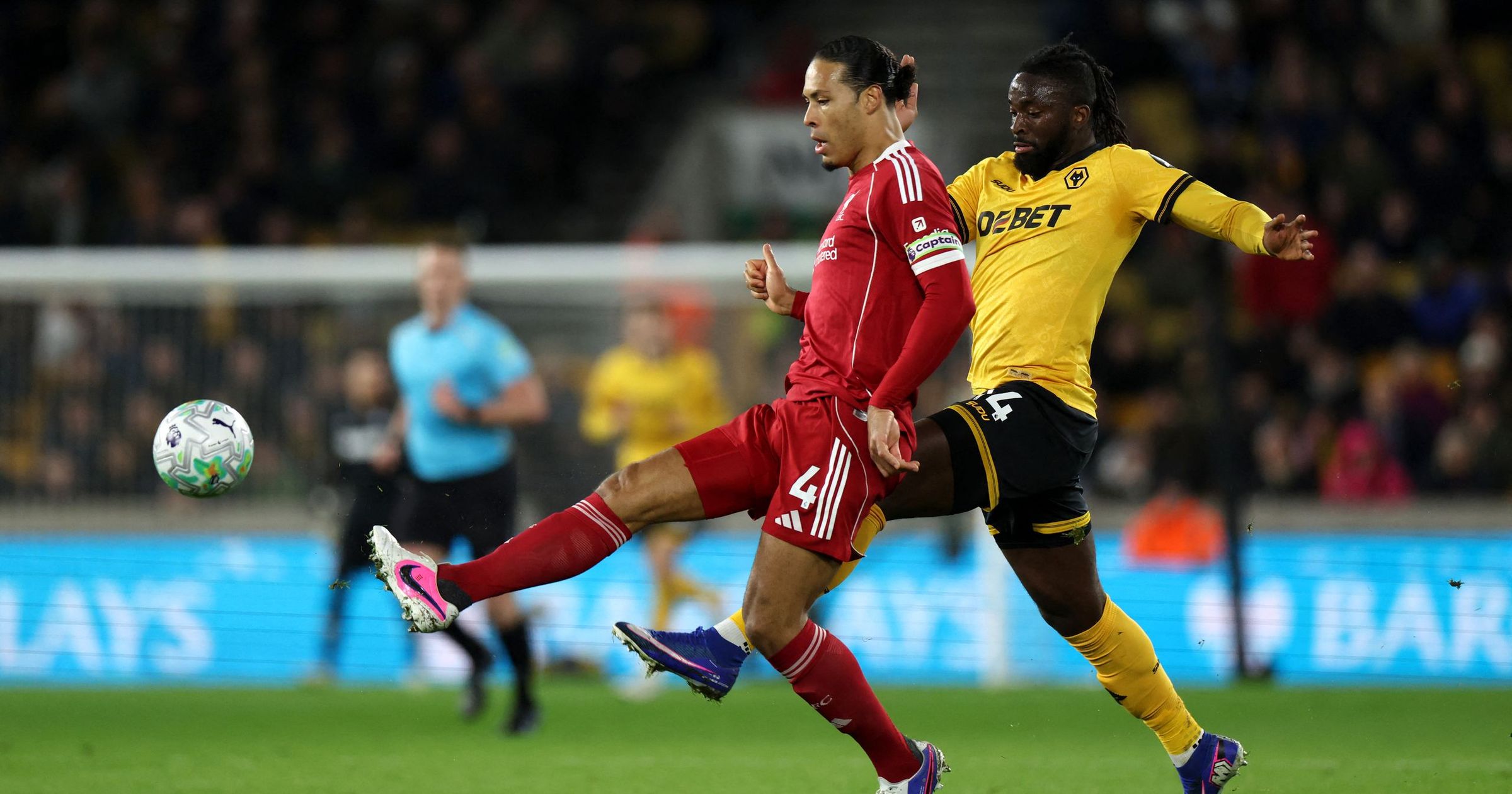 A Liverpool a jelentős mezőnyfölény ellenére váratlan vereséget szenvedett a sereghajtó Wolverhampton Wanderers ellen a Premier League-ben Kép