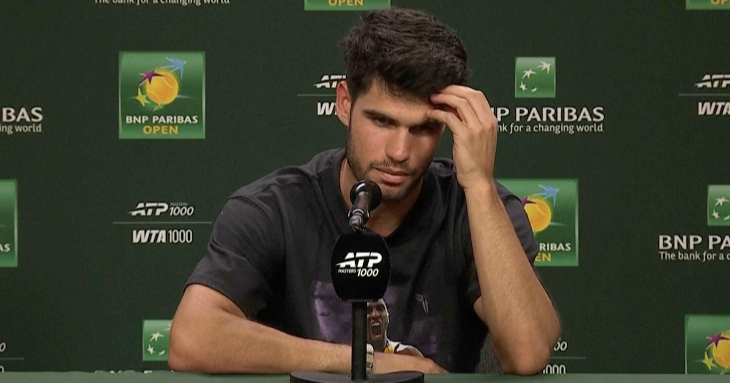 Alcaraz Ends Winning Streak: Reacts to Medvedev Loss at Indian Wells