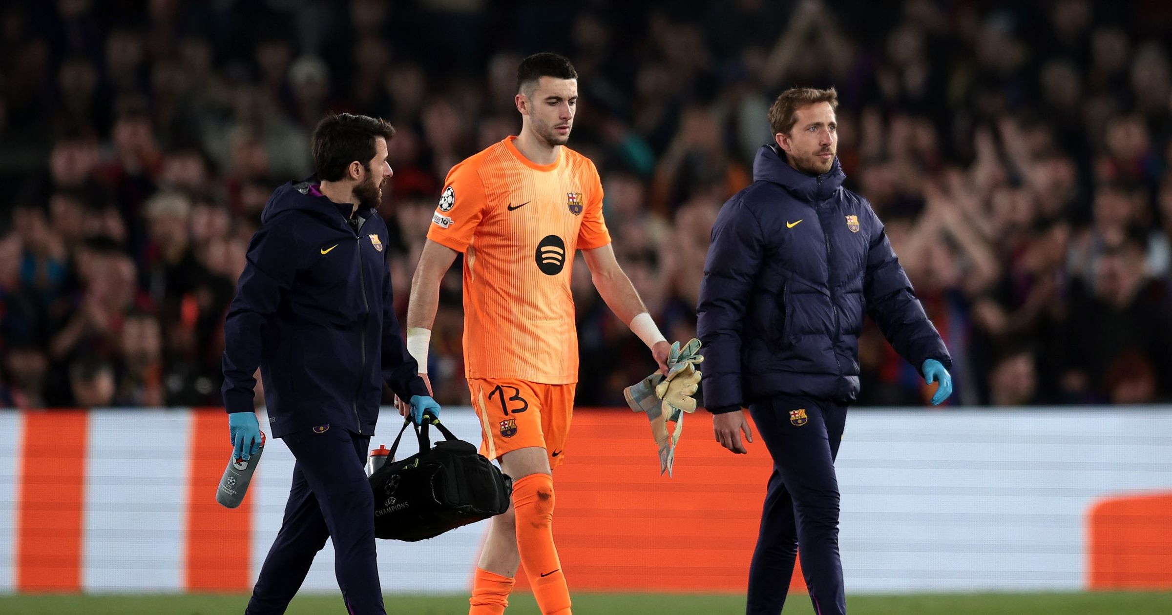 Joan Garcia and Eric Garcia, with muscle injuries in Barcelona-Newcastle: What they have, time out and games they could miss