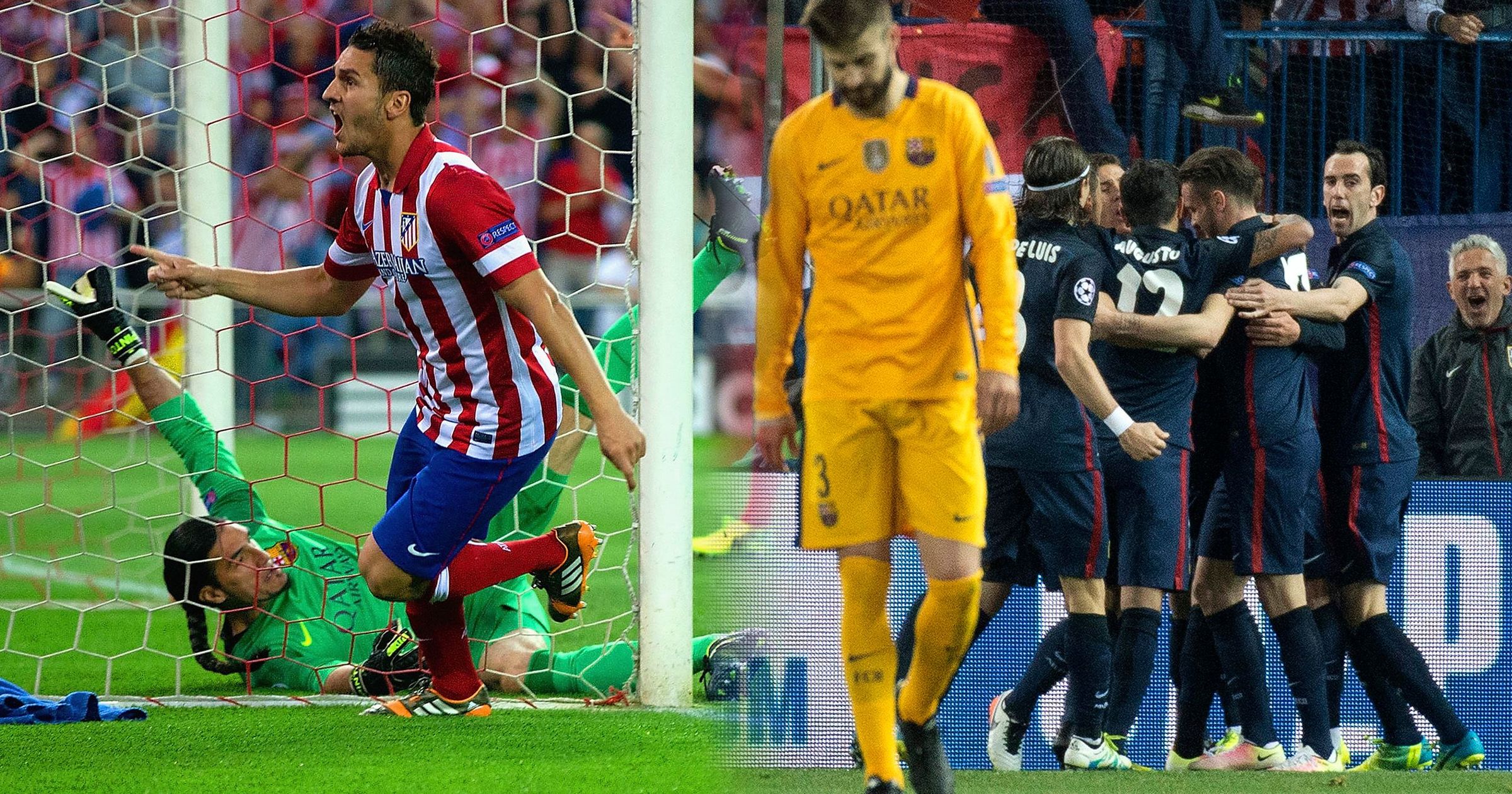 El Atlético de Madrid se transforma contra el Barcelona en la Champions ...