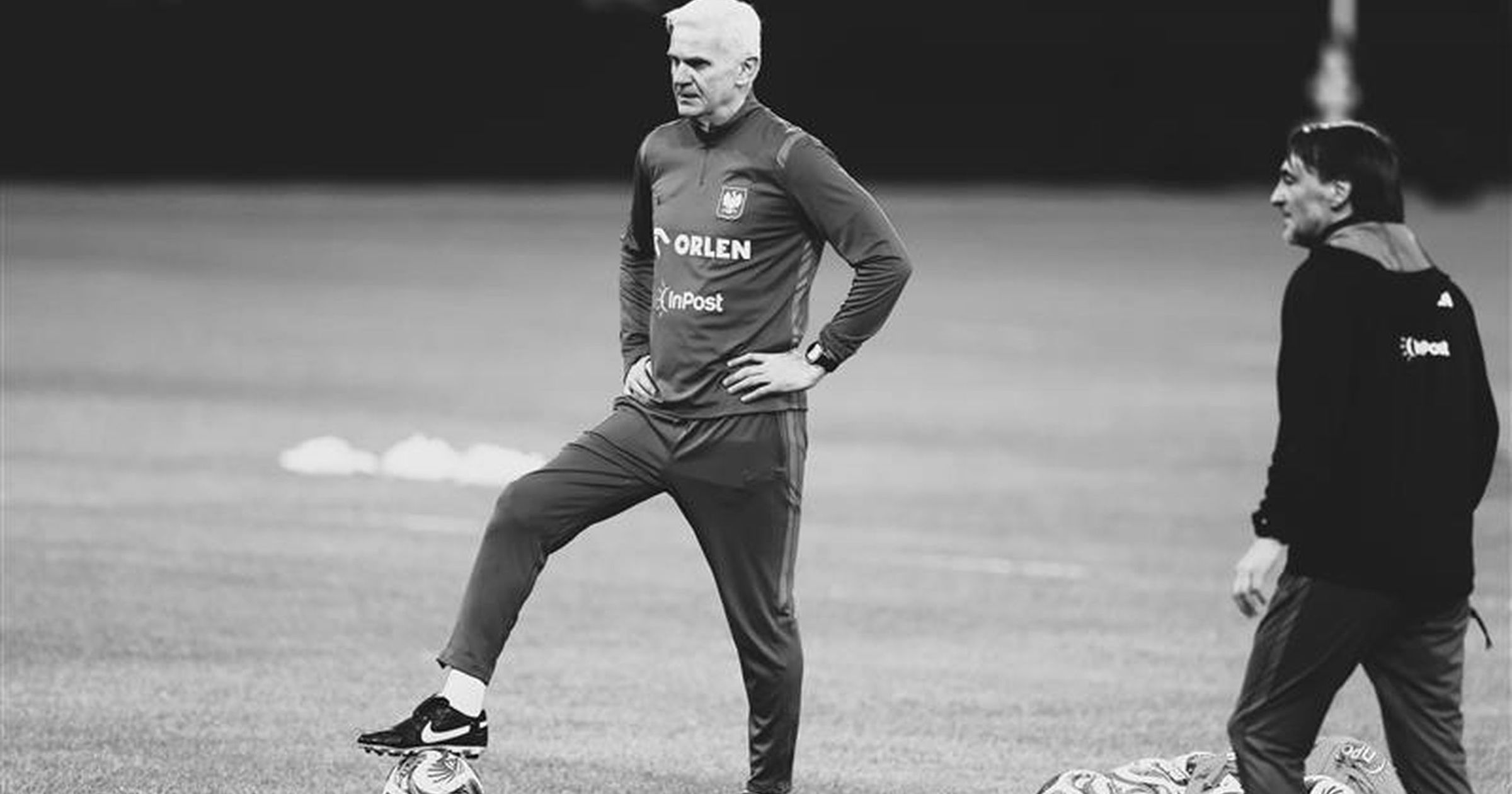 Jacek Magiera i ostatni trening z reprezentacją Polski przed meczem ze ...
