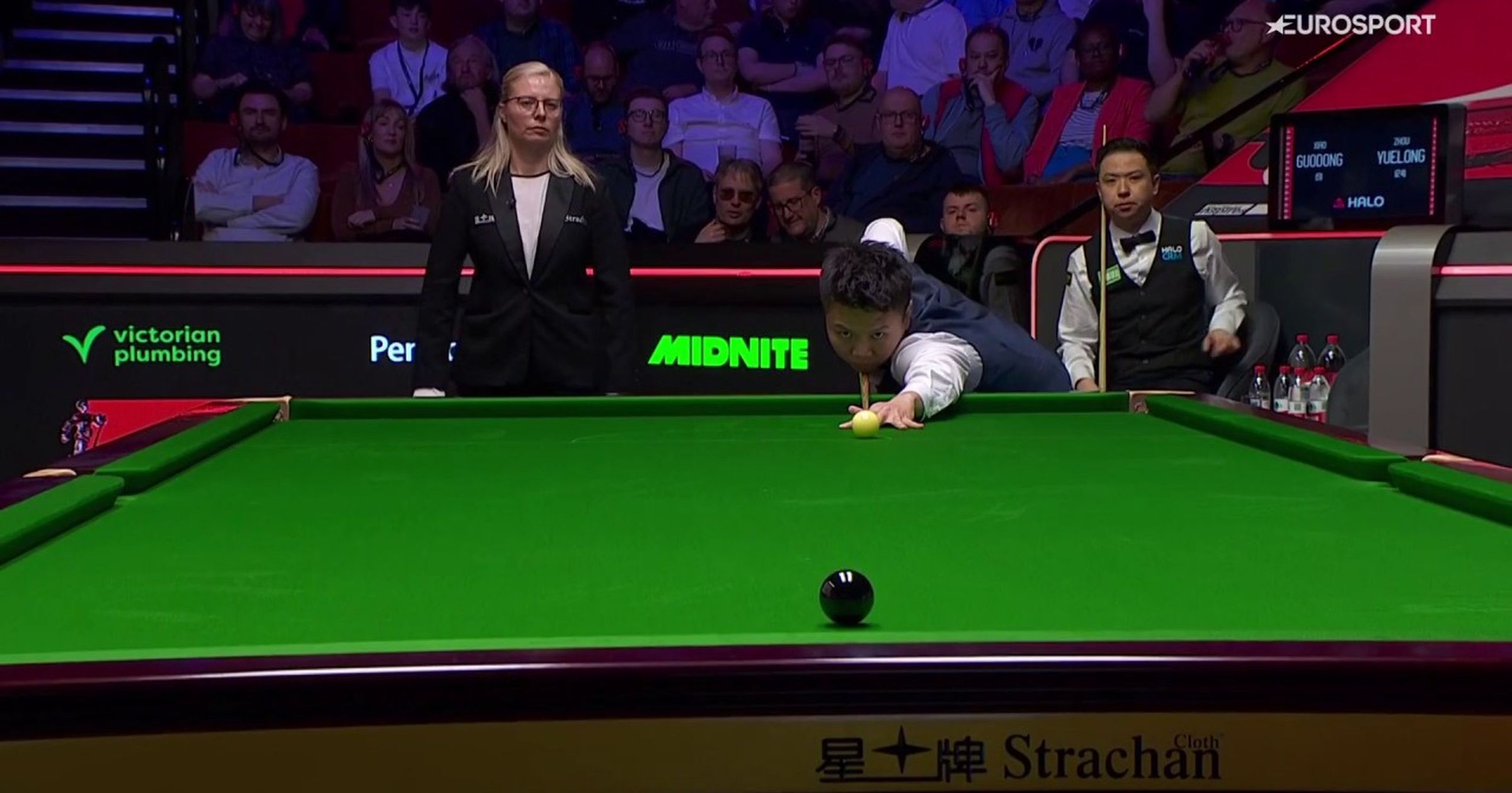 Xiao Guodong en Zhou Yuelong spelen geweldig spannend vijfde frame ...