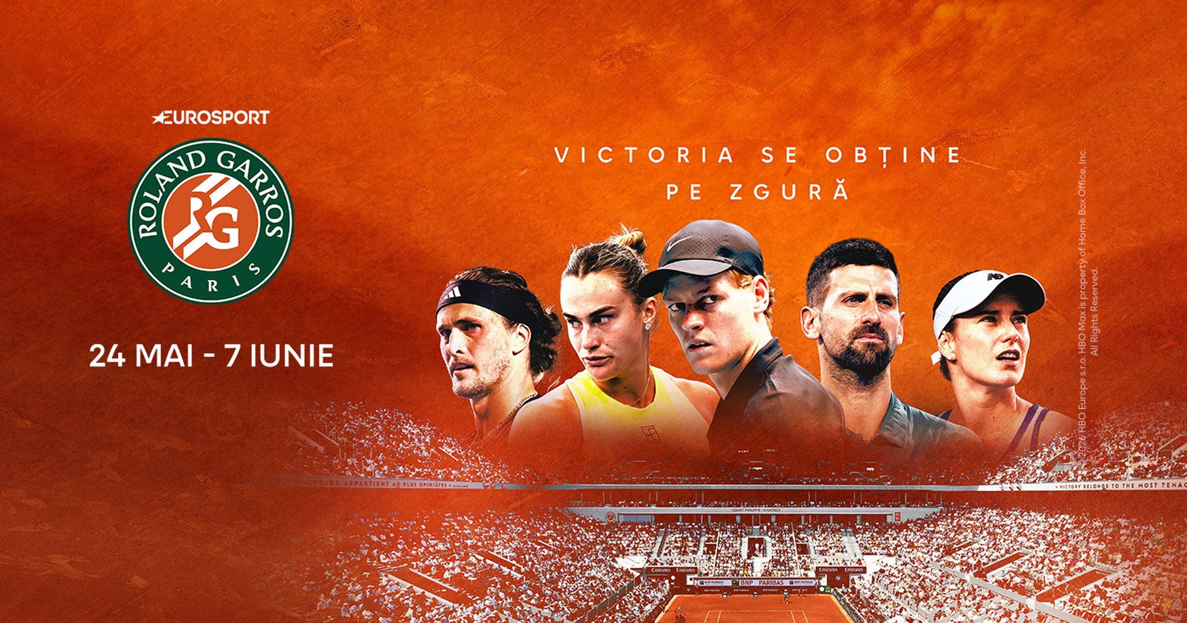 Roland Garros 2026 se vede în direct și în exclusivitate pe Eurosport ...