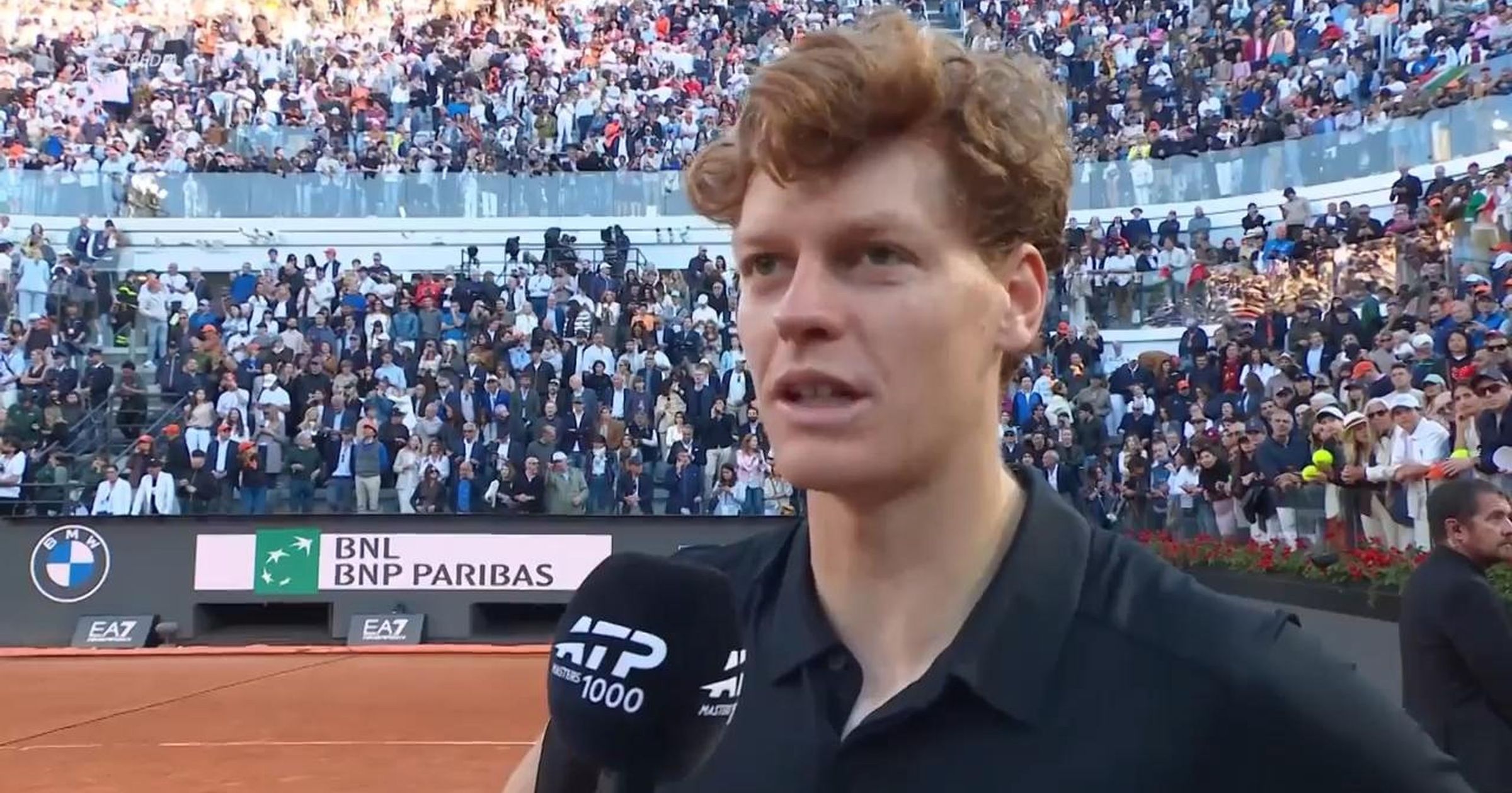 ATP Masters Rom - Jannik Sinner nach Sieg im Finale gegen Casper Ruud ...