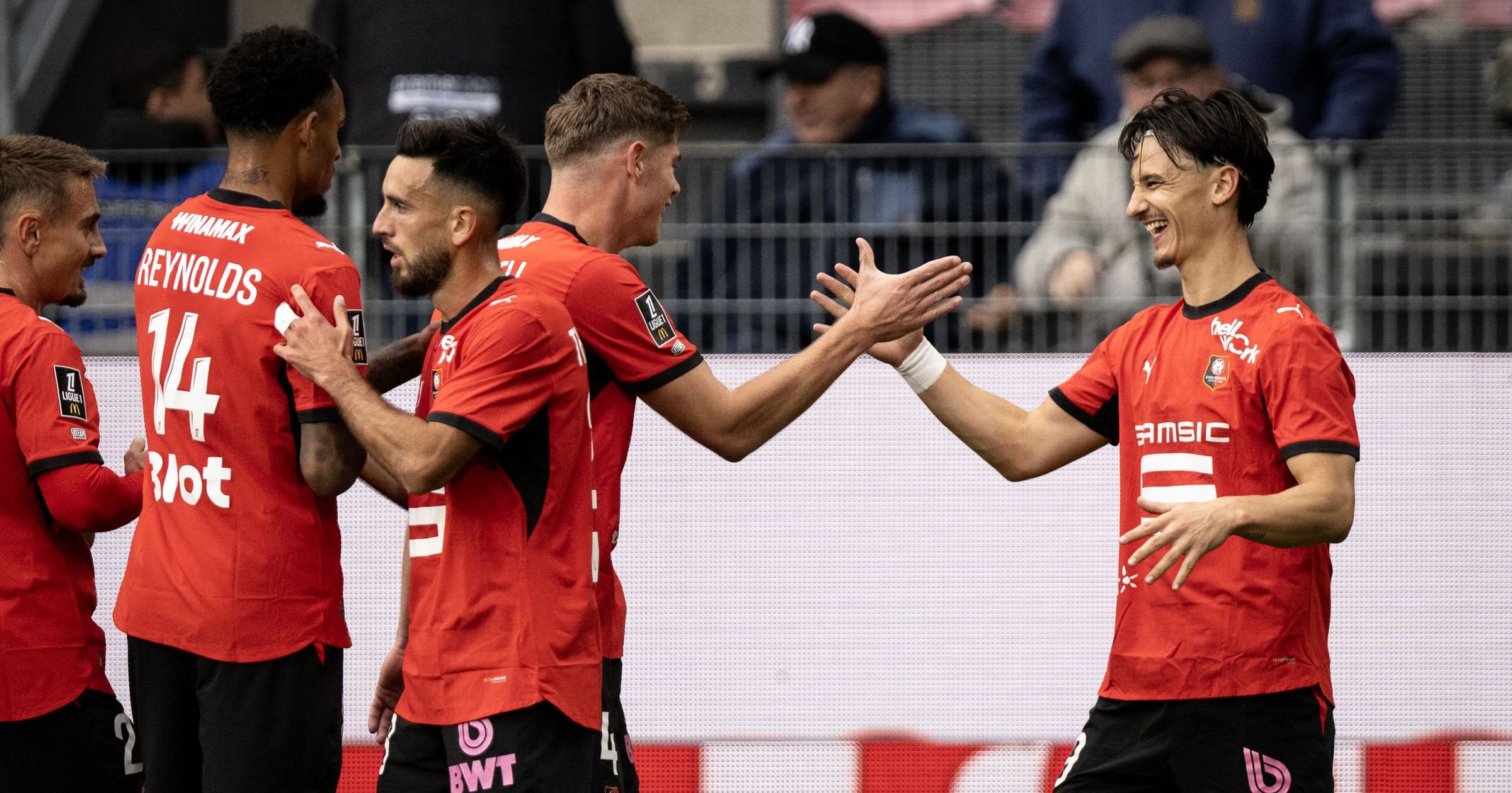 Stade Rennais defeats Auxerre 4-1 to climb Ligue 1 podium