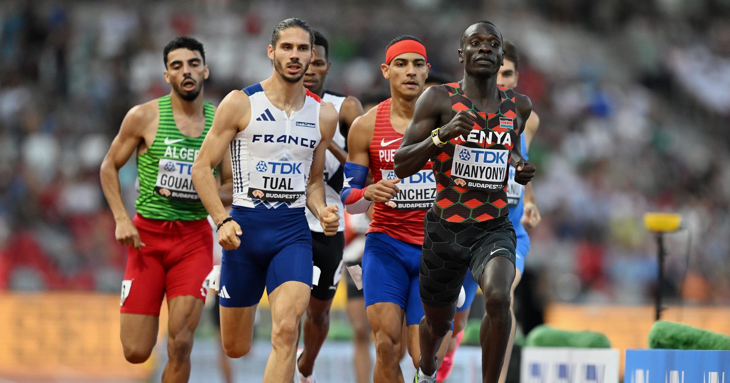Gabriel Tual qualifié pour les demi-finales sur 800 mètres lors des ...
