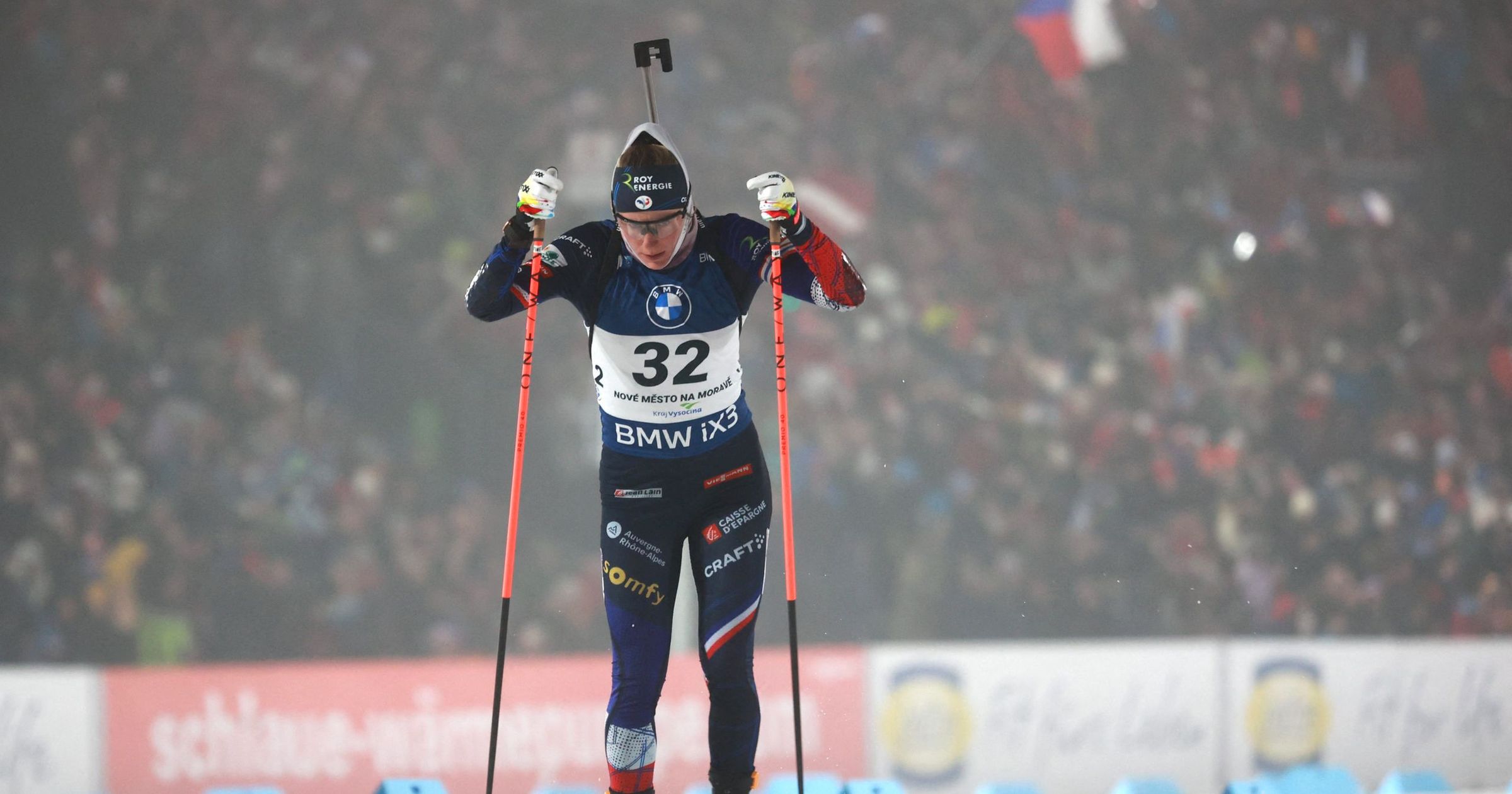 Le doublé : Braisaz-Bouchet retrouve le succès, devant Jeanmonnot