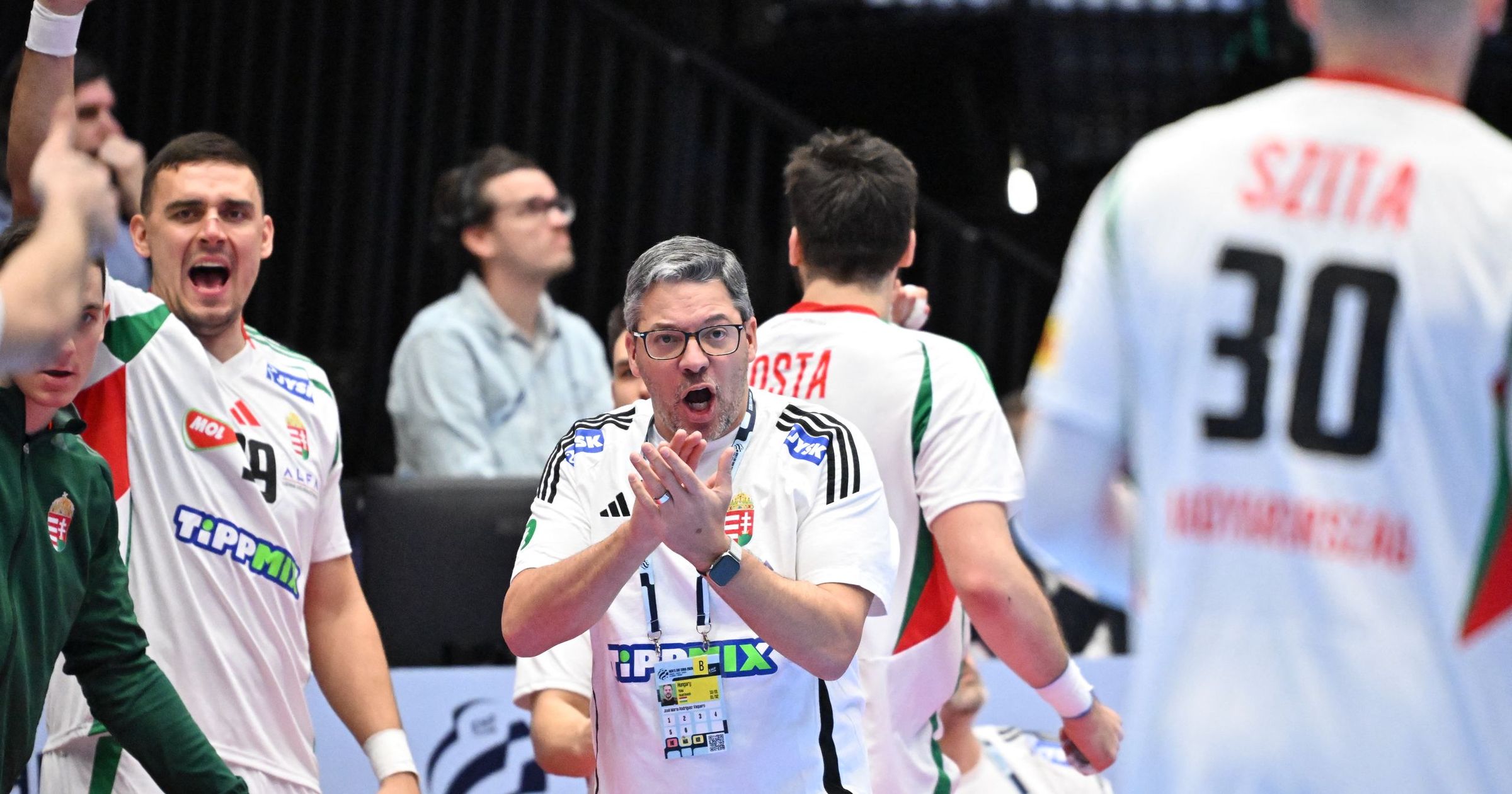 Chema Rodríguez büszke a magyar csapatra, az izlandiak szerint a legerősebb csoportmeccs következik a kézilabda Európa-bajnokságon Kép