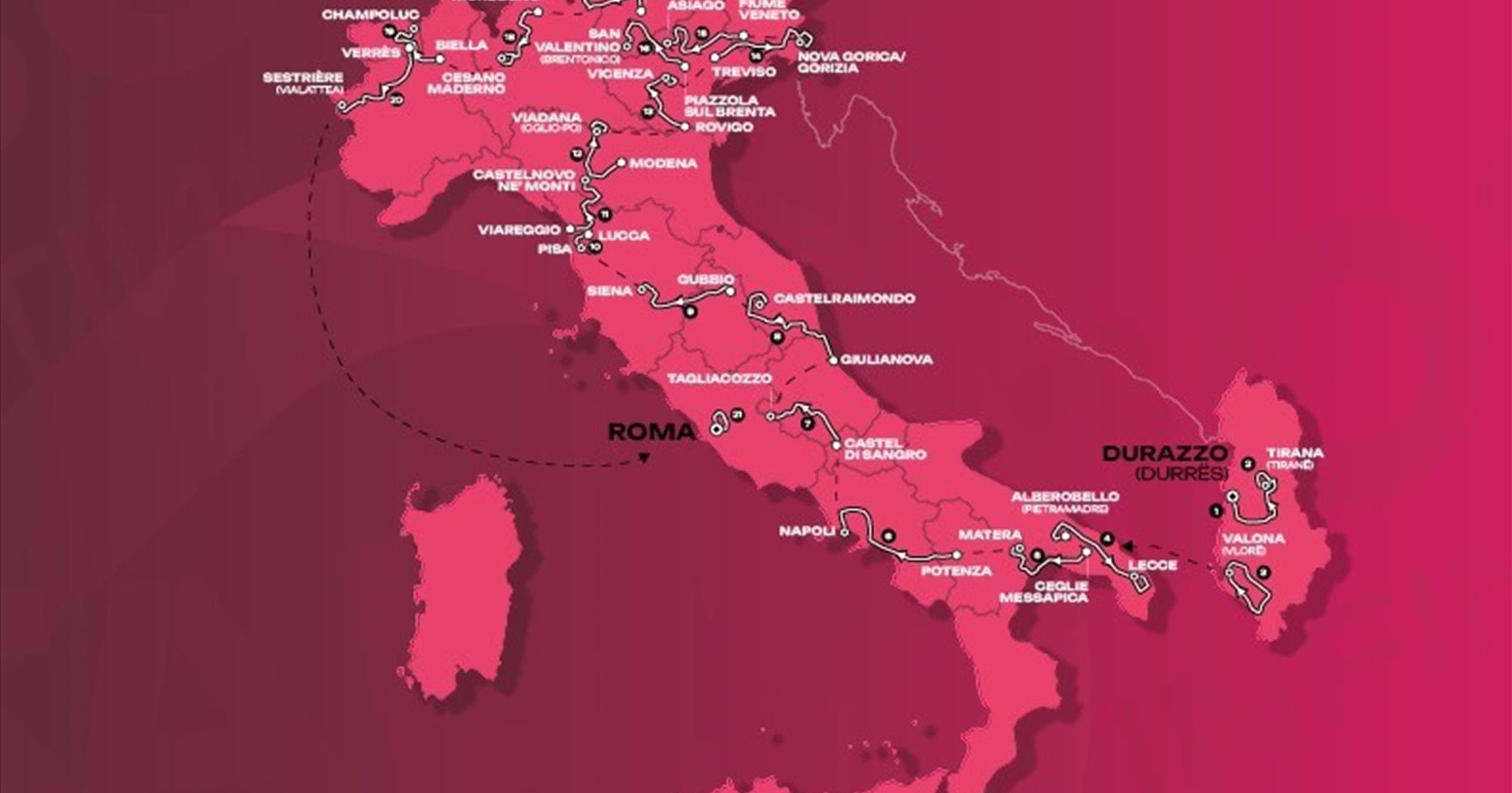 Giro d'Italia 2025: Az összes szakasz egy helyen - összefoglalók, eredmények, érdekességek, videók