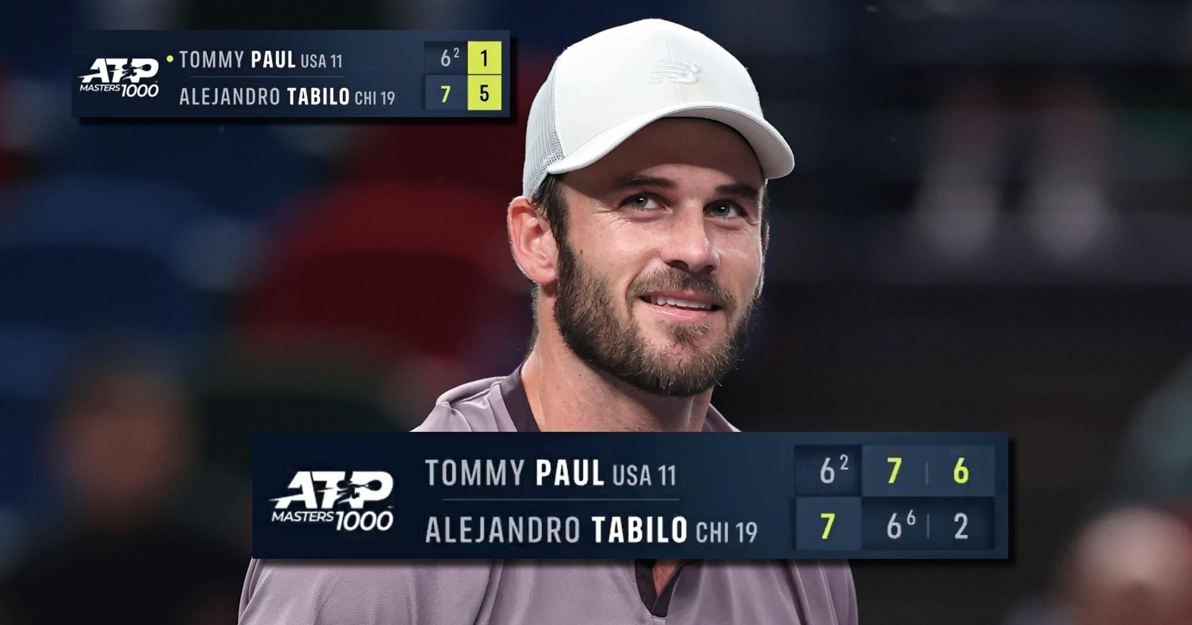 Mené 7-6, 5-1, Paul "sauve" 5 balles de match et efface Tabilo thumbnail
