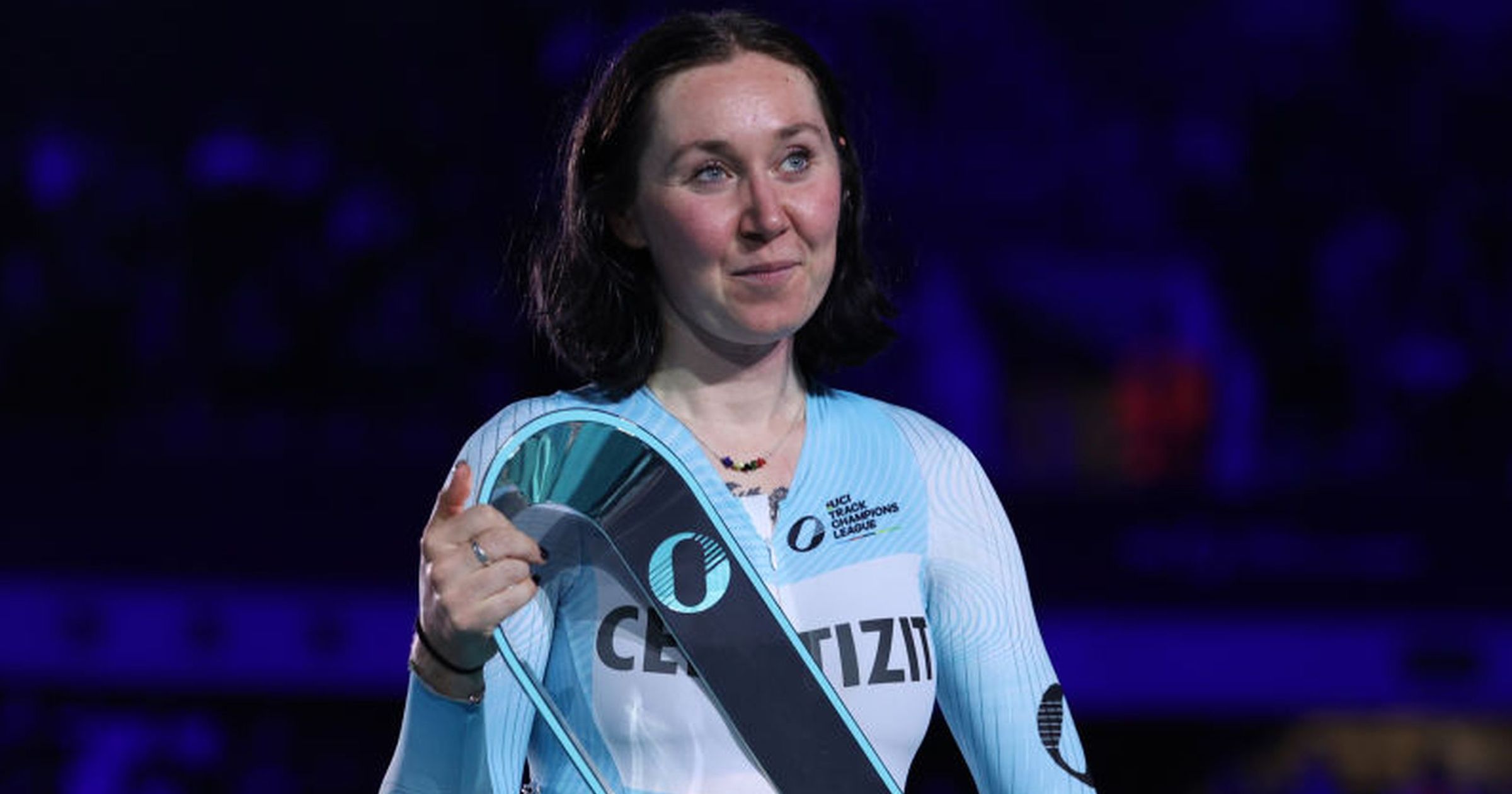 UCI Track Champions League 2024 Katie Archibald, Neah Evans, Will