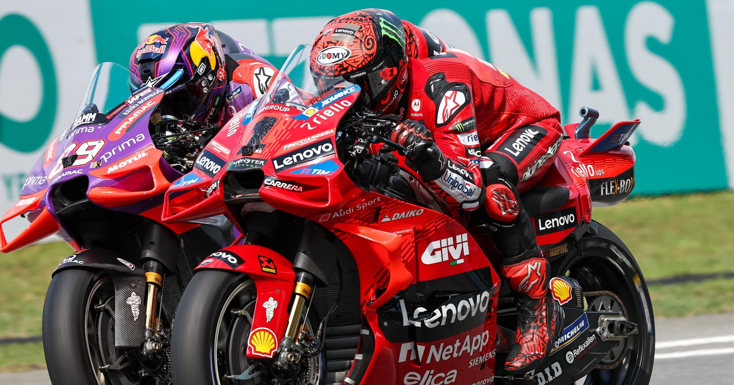 Le pagelle del GP di Sepang: duello epico tra Bagnaia e Martin, male ...