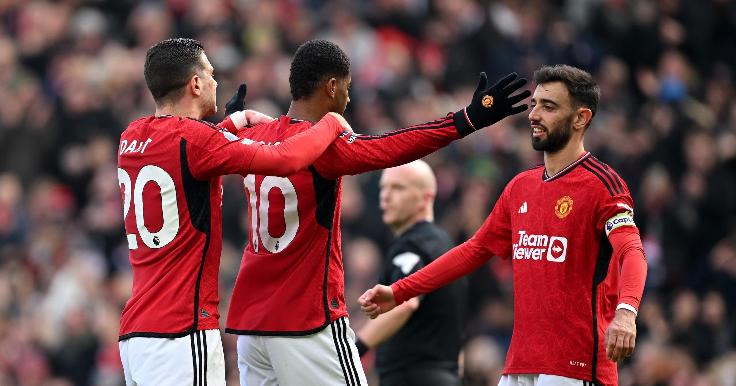 Manchester United 2 0 Everton Marcus Rashford on target as Man Utd boost top four hopes Eurosport