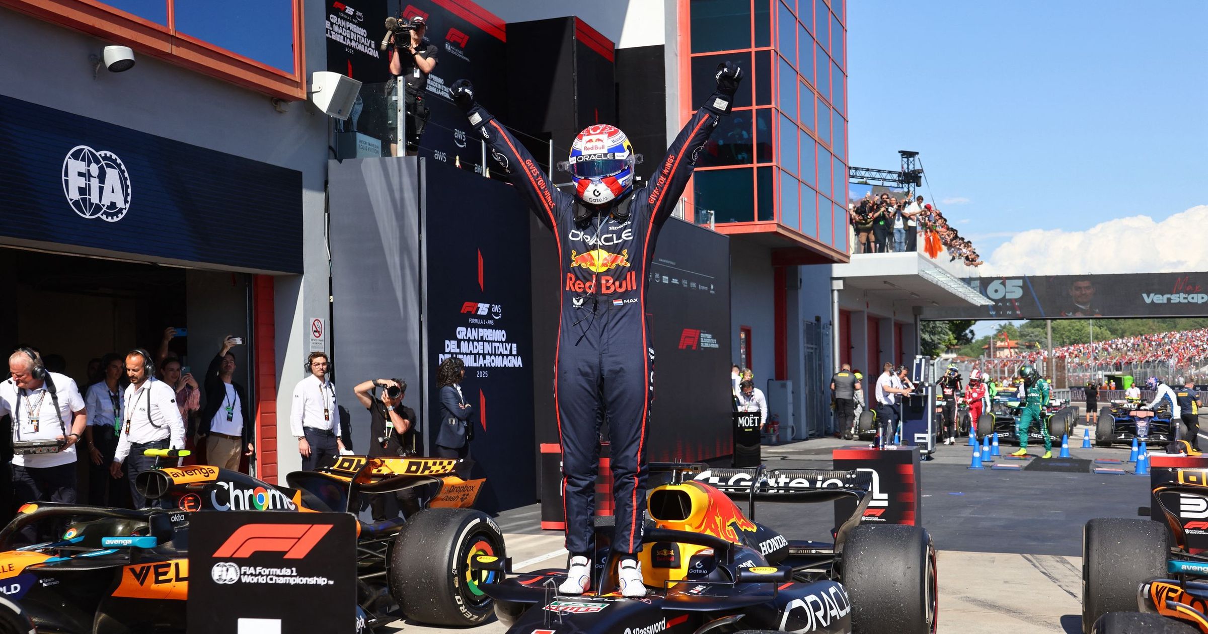 „Jobbnak tűnt az autó” – Verstappent meglepte, mennyire versenyképes volt a Red Bull Imolában
