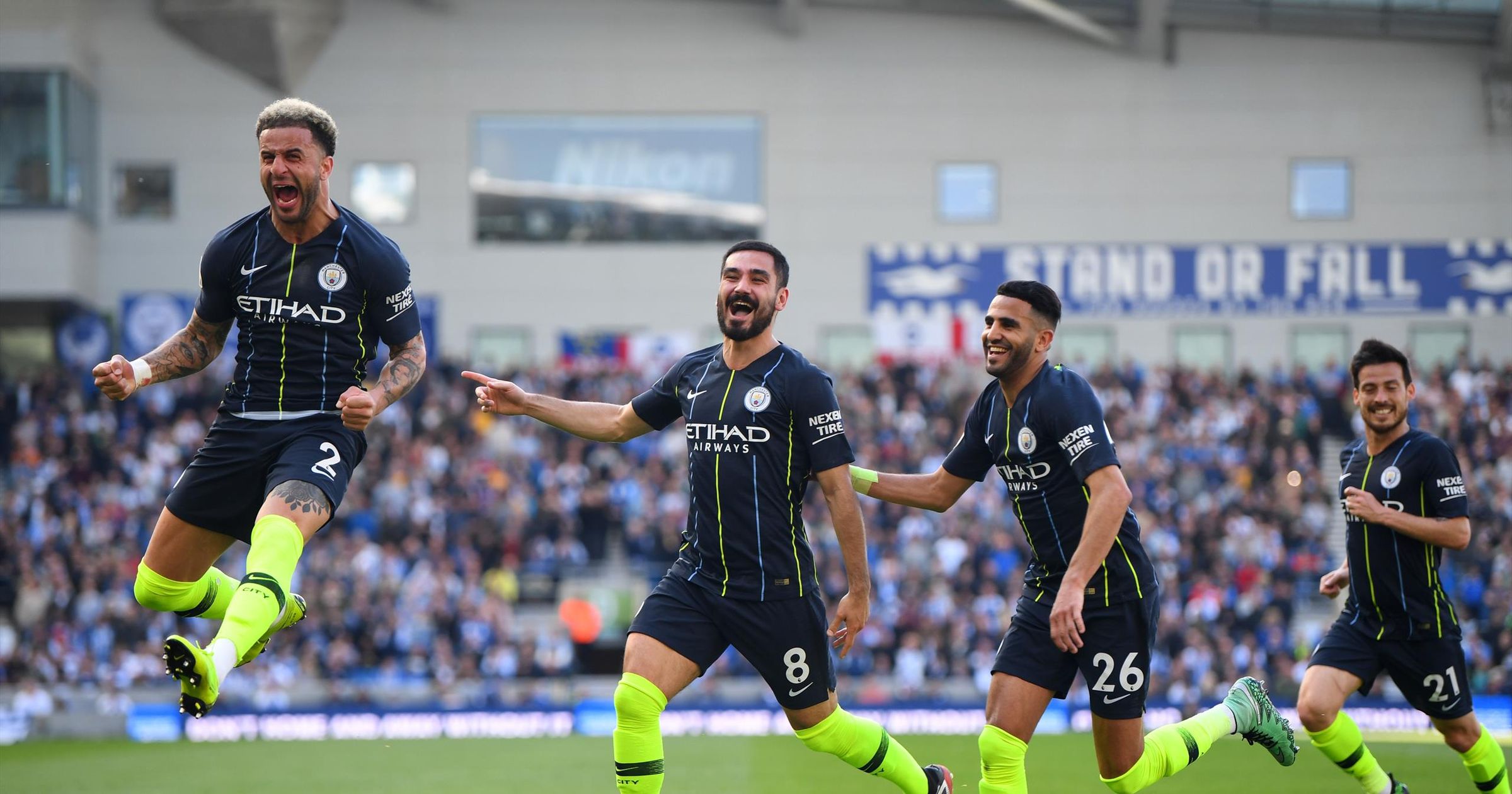 Manchester City conserve son titre de champion d Angleterre apres sa victoire a Brighton 1 4 Eurosport