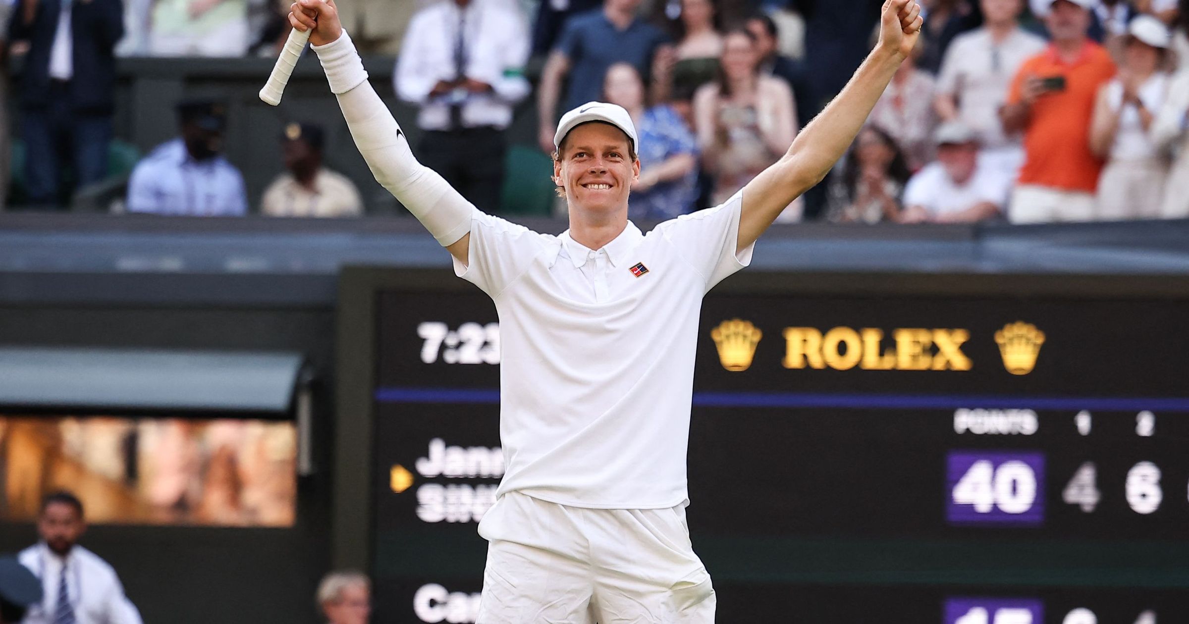 Jannik Sinner dopo il trionfo a Wimbledon: "Un sogno che si avvera. Ho usato  la sconfitta di Parigi per migliorare" - Eurosport