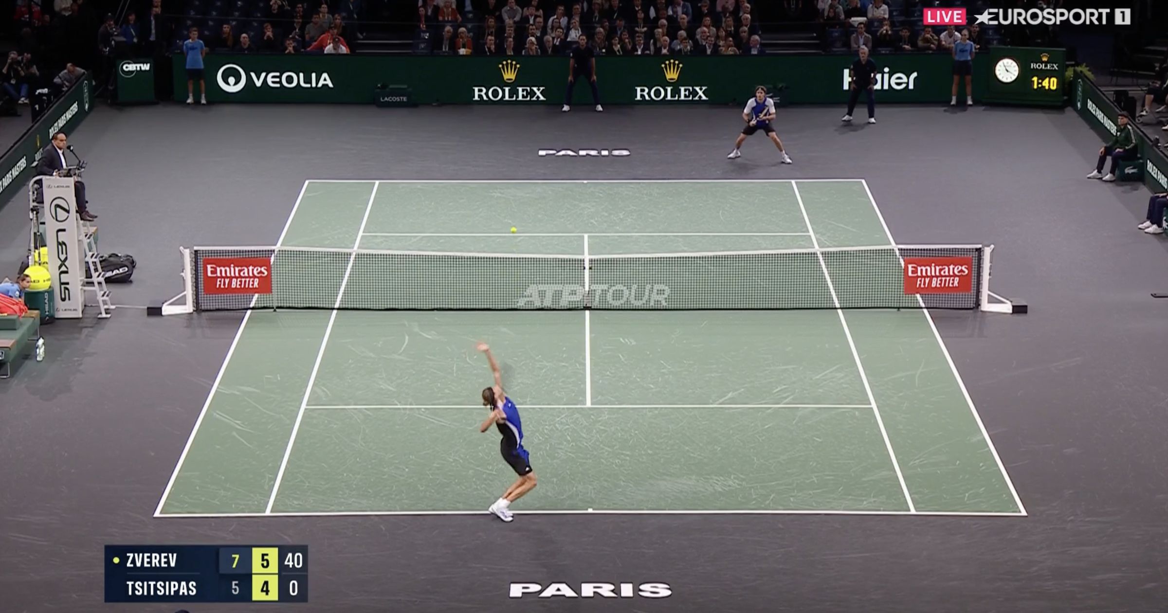 Un dernier jeu blanc tout en maîtrise : Zverev a surclassé Tsitsipas thumbnail